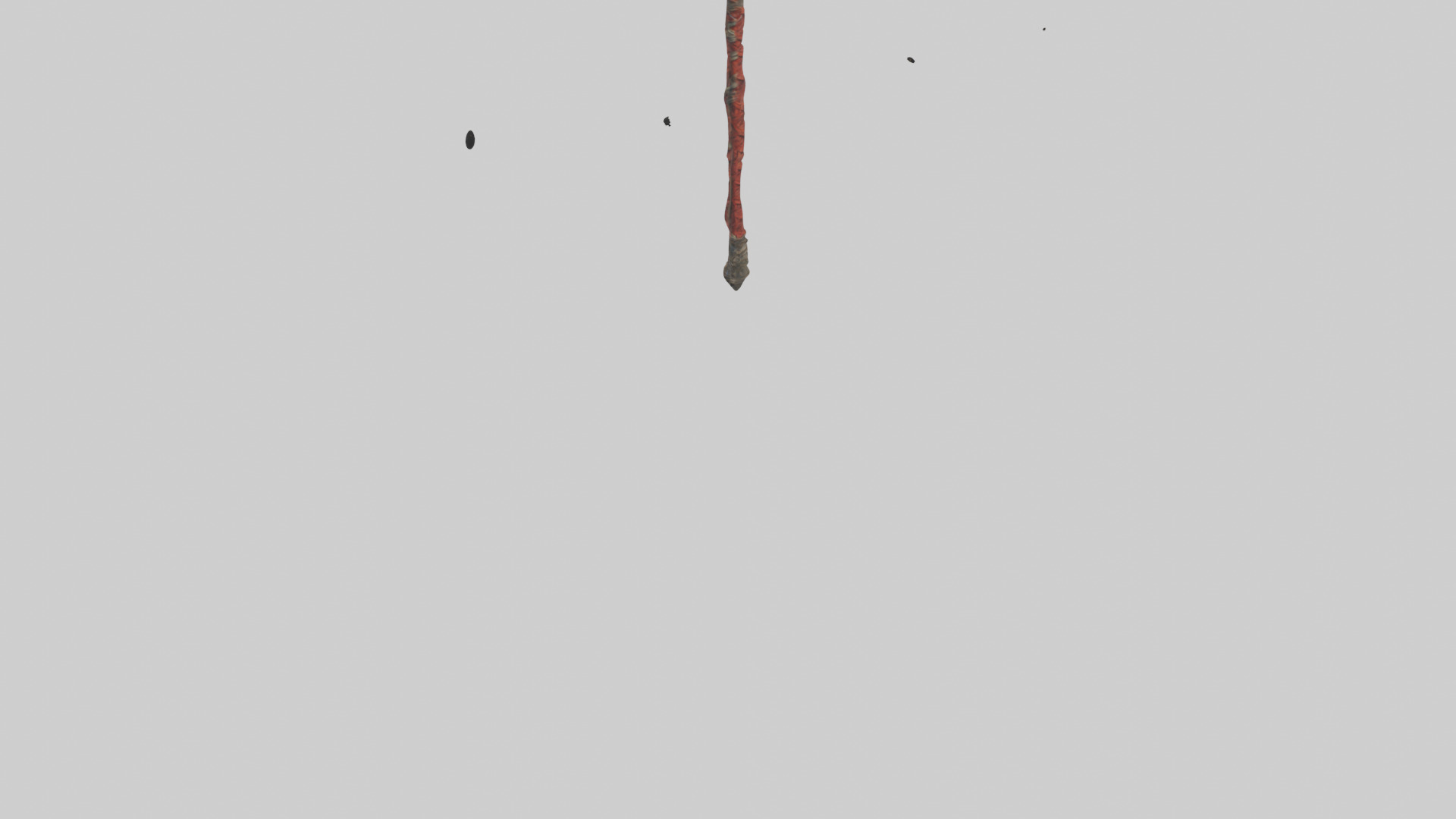 Fire Staff model 3D model_6