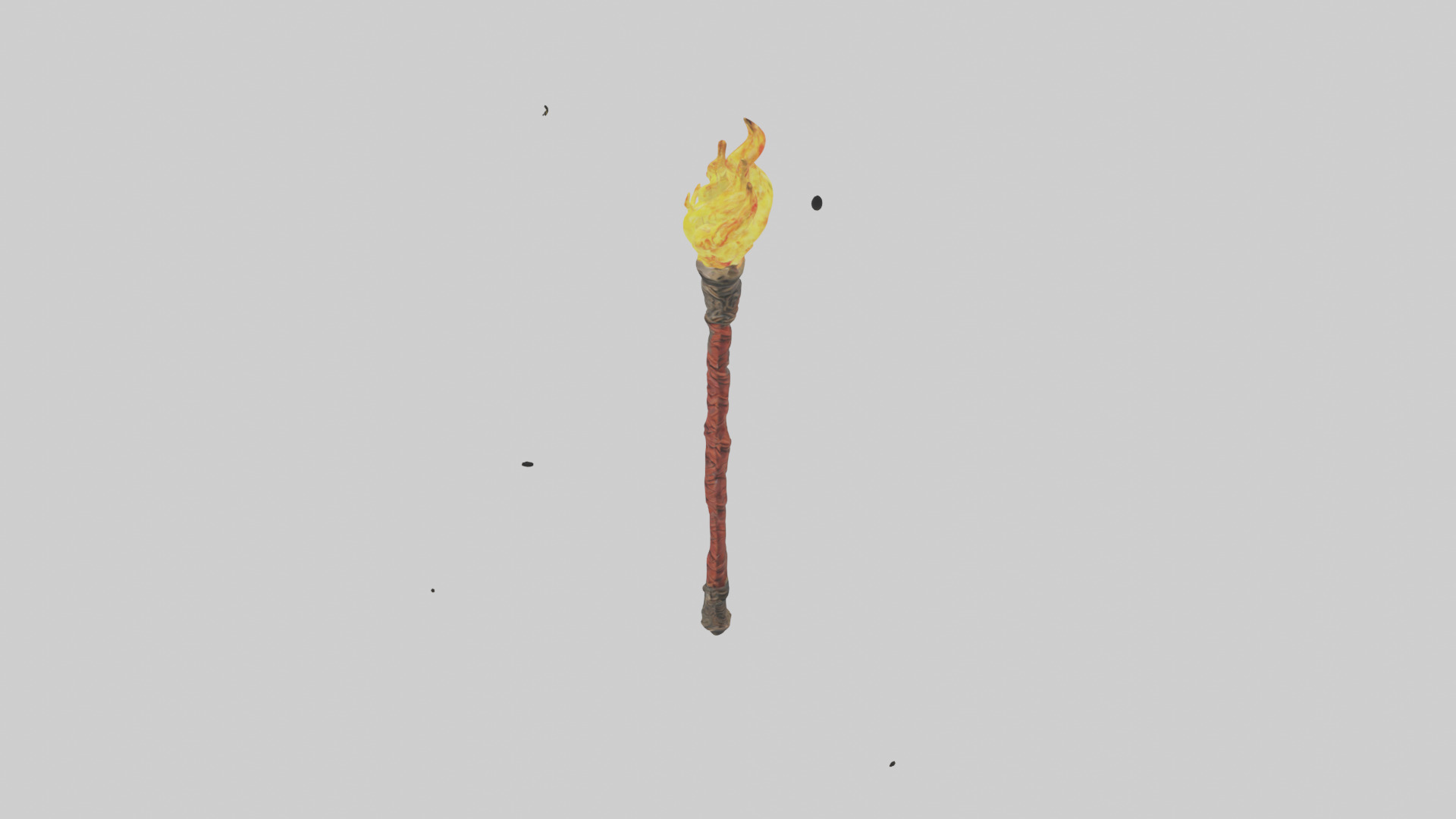 Fire Staff model 3D model_17