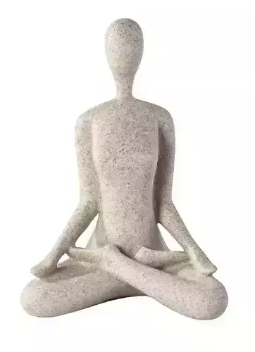 Yoga Poses Figurine Lady Figure Sandstone  - 3D print 3D print model