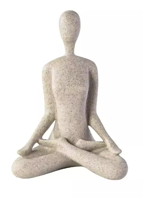 Yoga Poses Figurine Lady Figure Sandstone - 3D print 3D print model