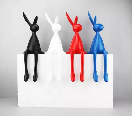Figurines - Rabbit Statue Christmas Room - 3D print 3D print model_0