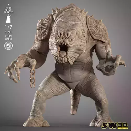 STAR WARS Rancor Sculpture 3D print model