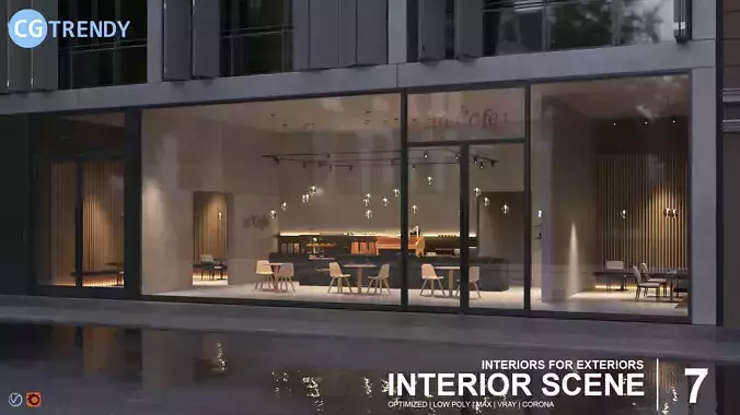 Interior Scene 07 - mCafe