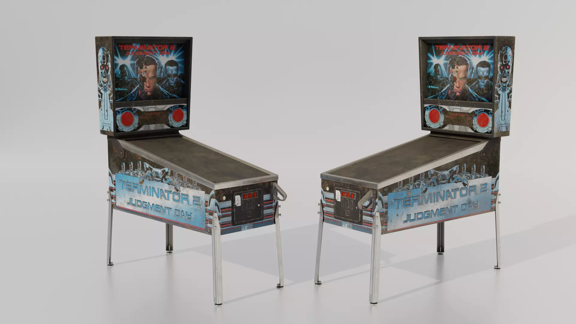 Pinball Machine Terminator 3D model_0