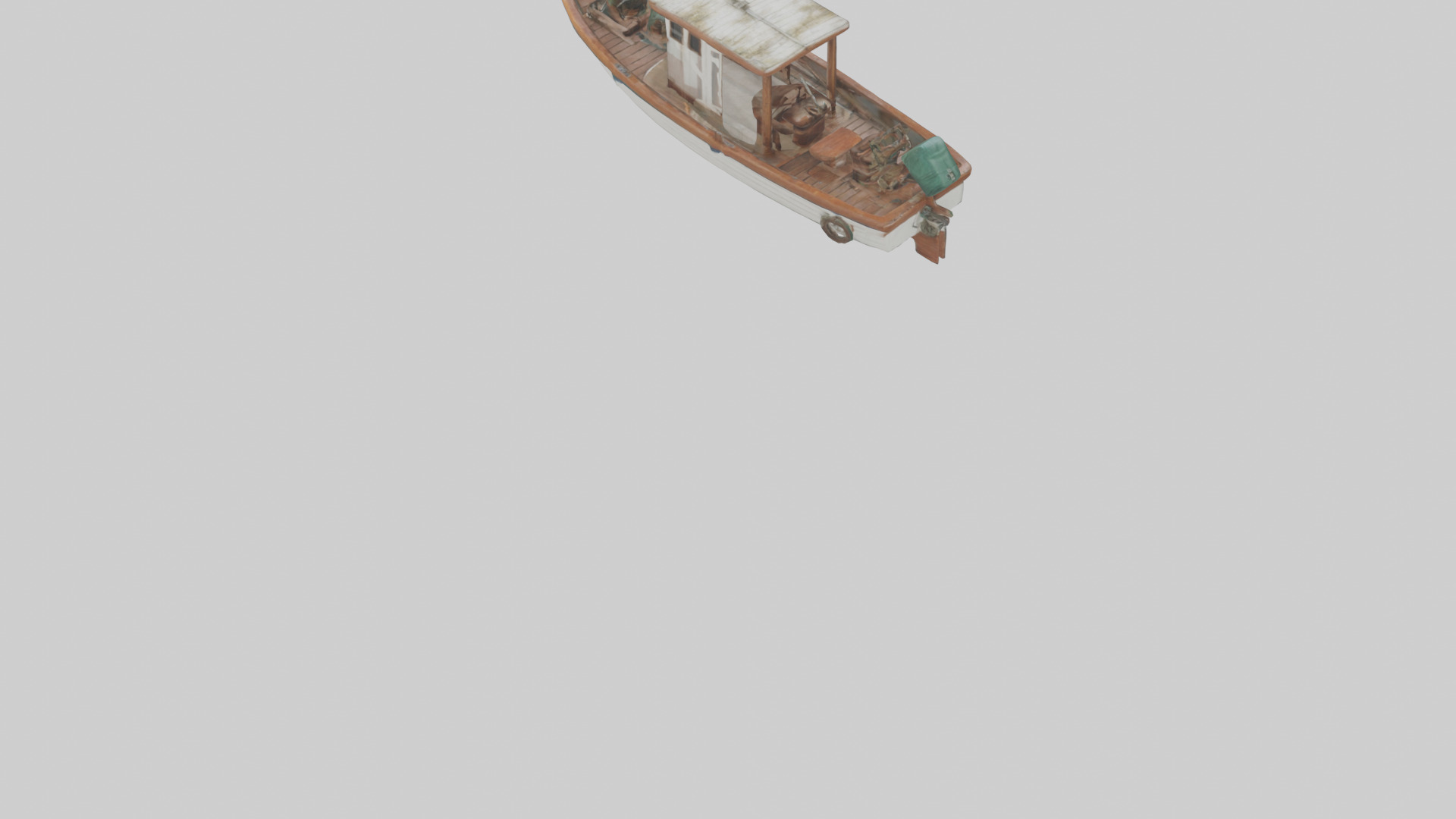 Fishing Boat model 3D model_3
