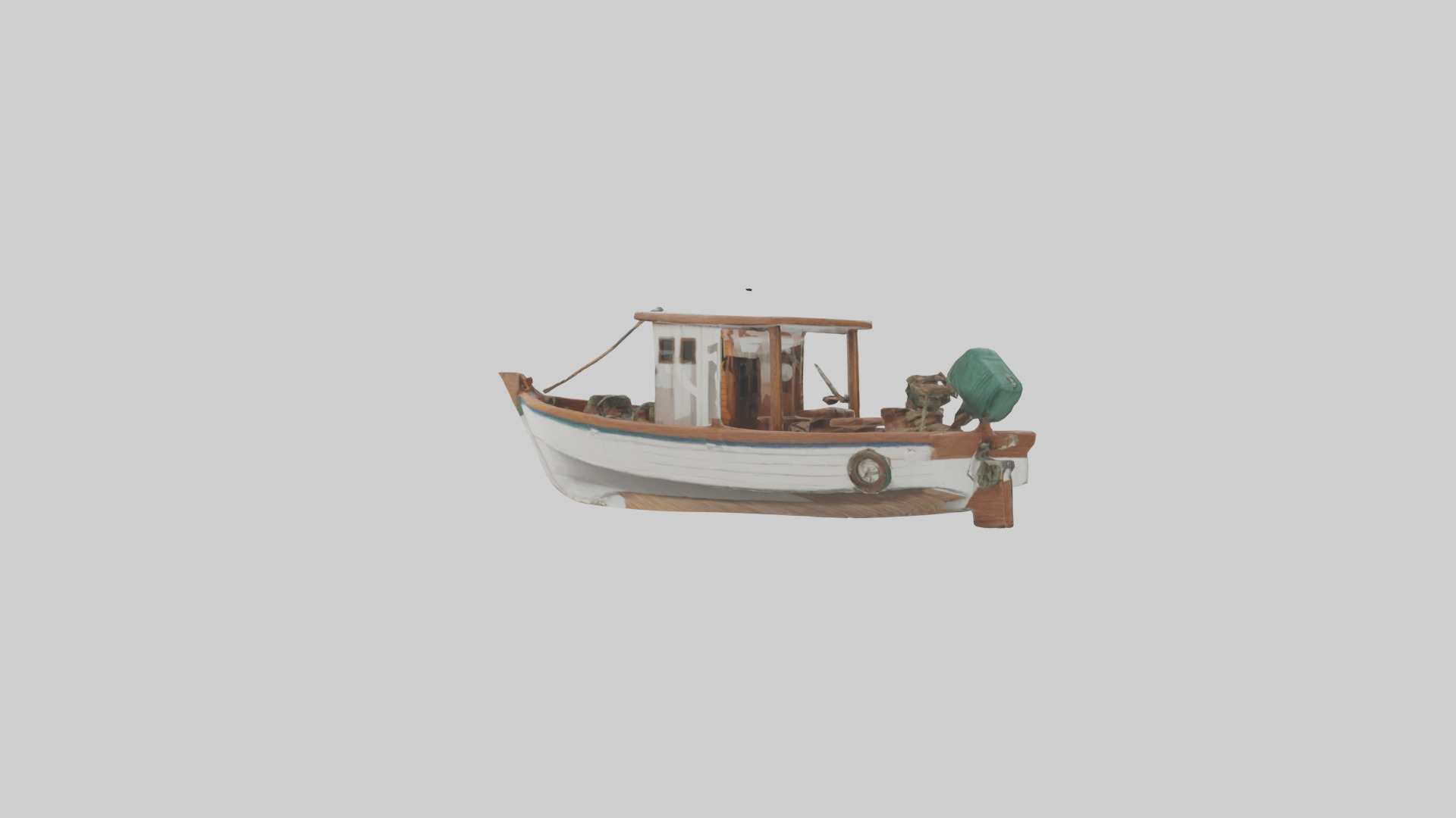 Fishing Boat model 3D model_1