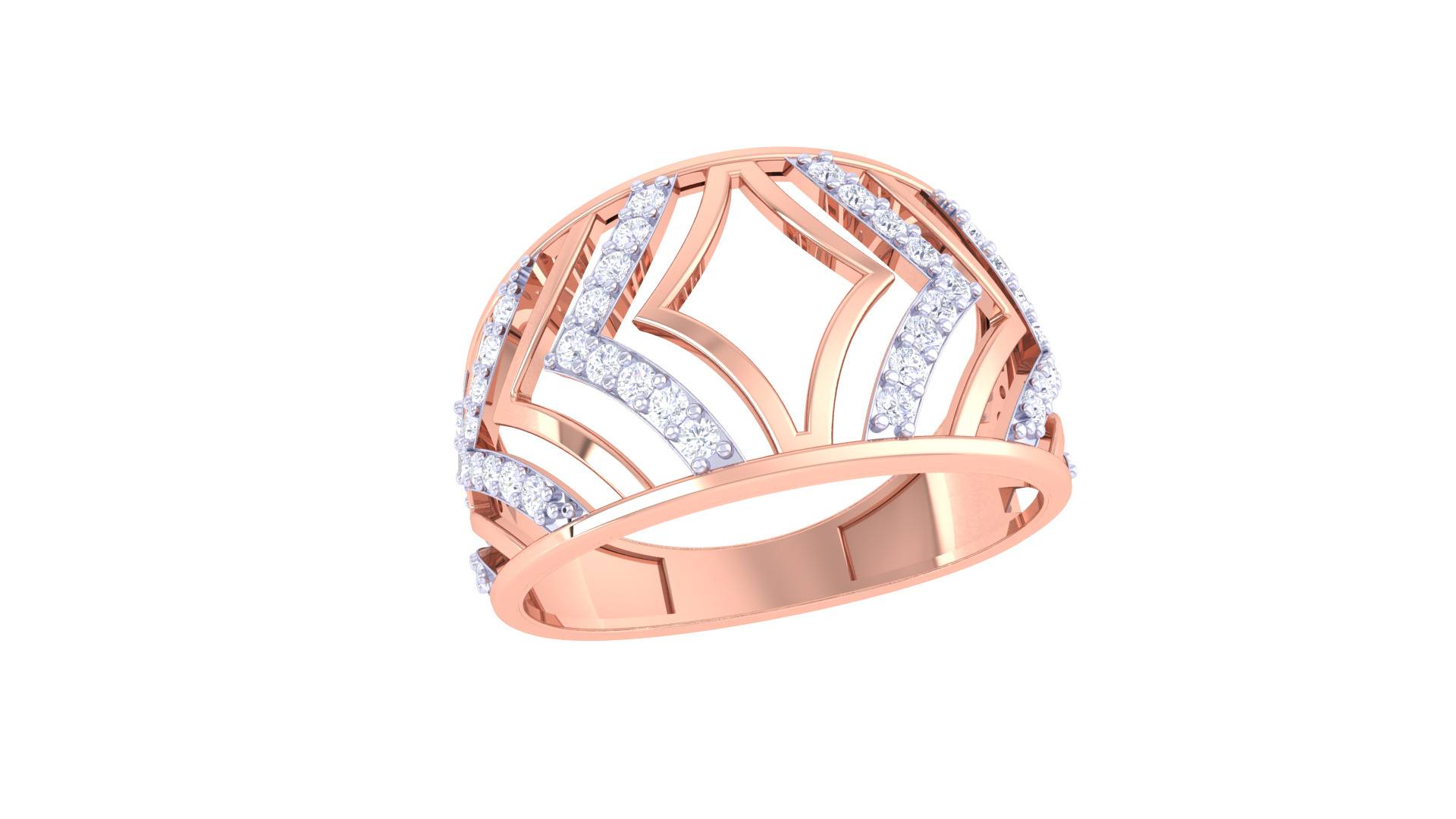  Women Ring MTL 3dm STL OBJ FBX Details 3D print model_1