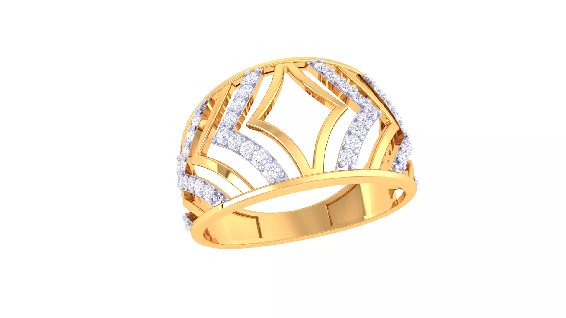  Women Ring MTL 3dm STL OBJ FBX Details 3D print model_0
