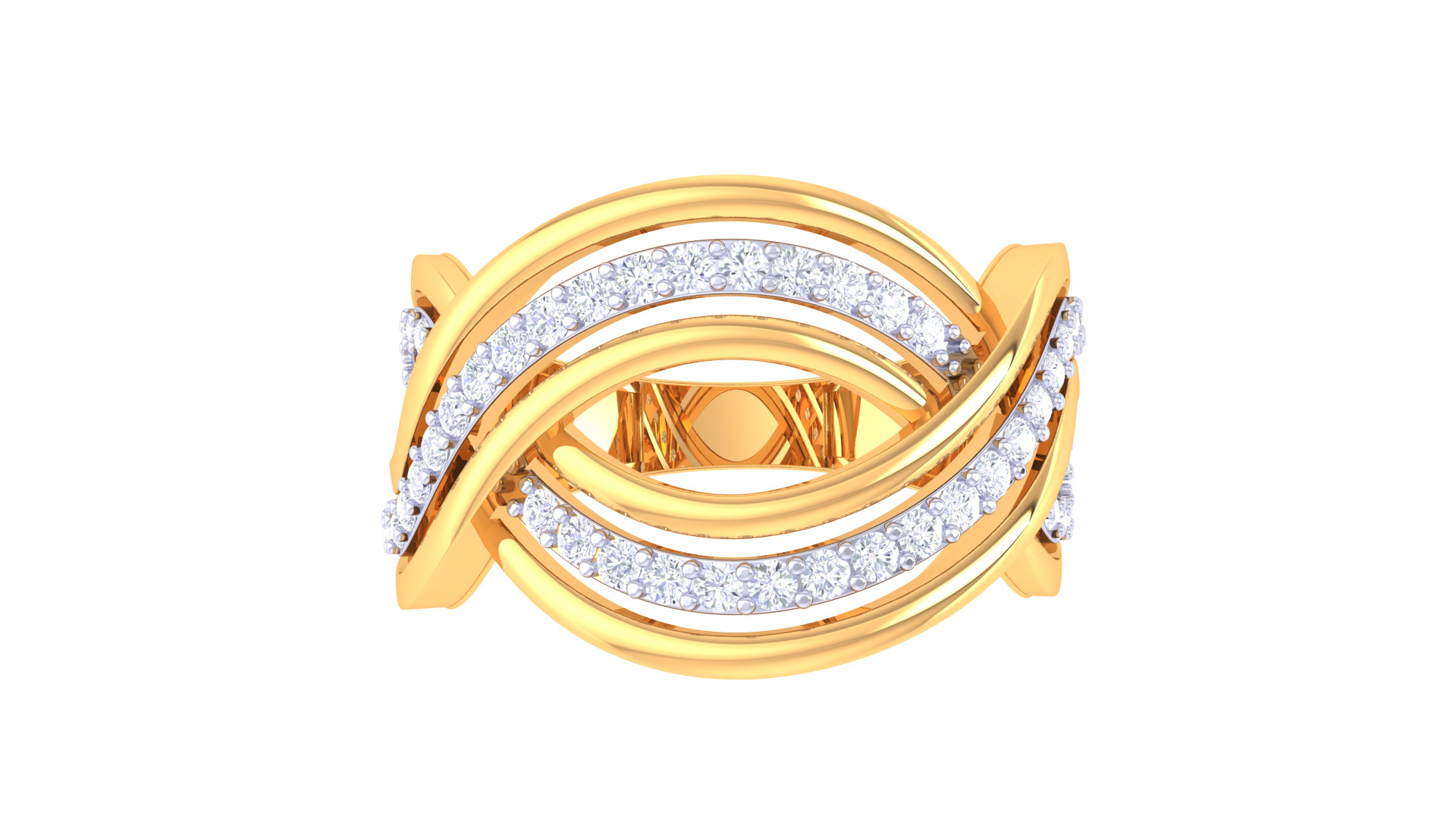  Women Ring MTL 3dm STL OBJ FBX Details 3D print model_3
