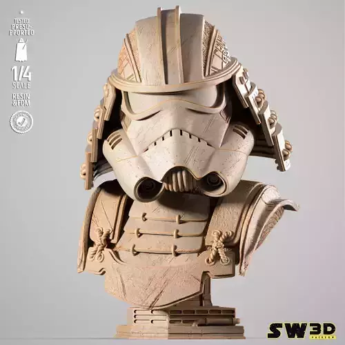 STAR WARS Stormtrooper Samurai Portrait Bust 