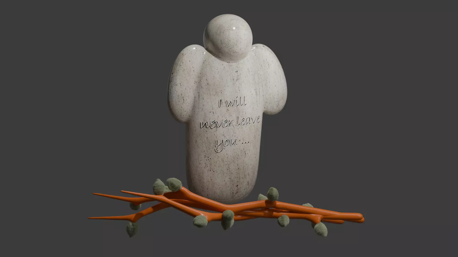 easter angel Free 3D model