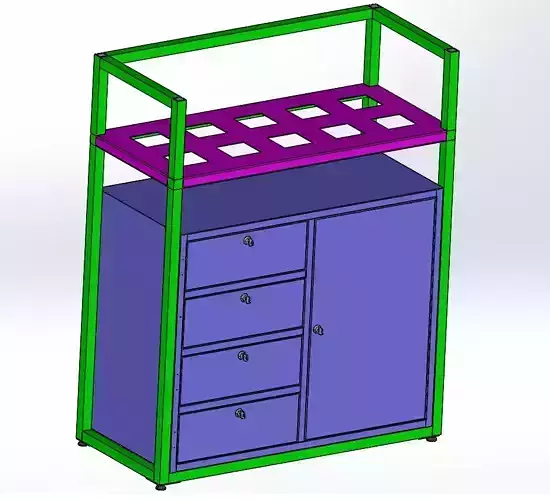 Tool Trolley  CNC or VMC or M1TR or Lathe Machine Etc