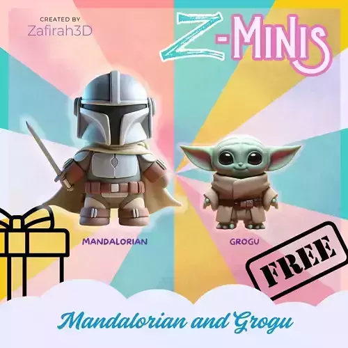 FREE MANDALORIAN AND GROGU Z-MINIS COLLECTION