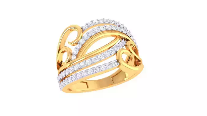  Women Ring MTL 3dm STL OBJ FBX Details