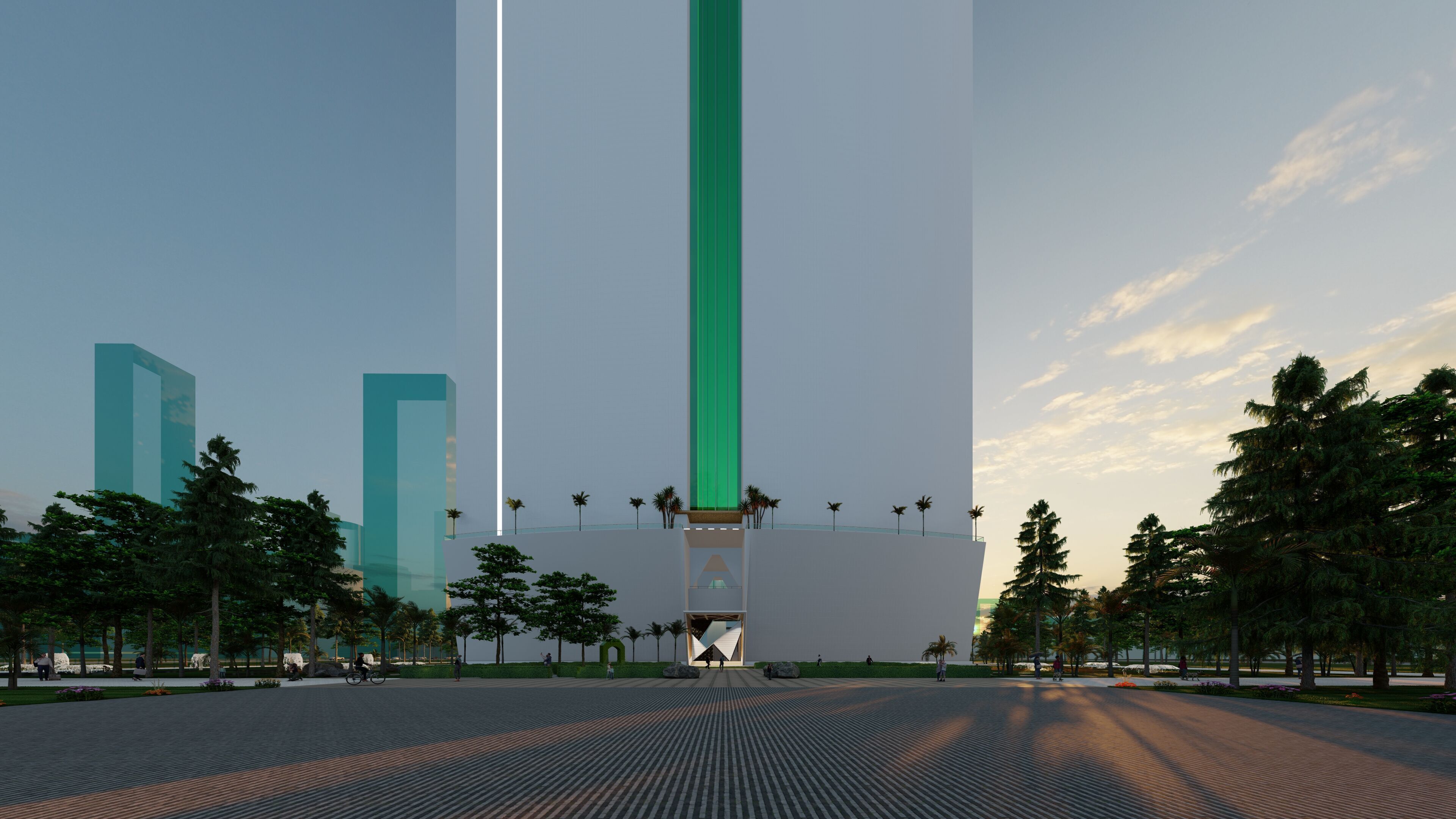 Modern Skyscraper 3D Model 3D model_9