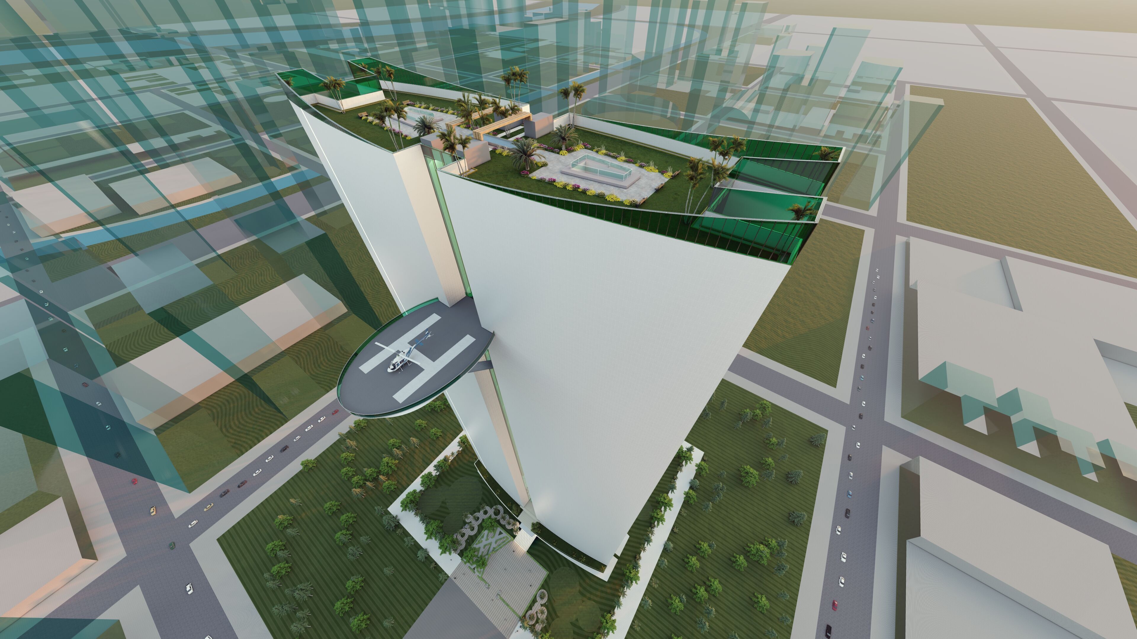 Modern Skyscraper 3D Model 3D model_5