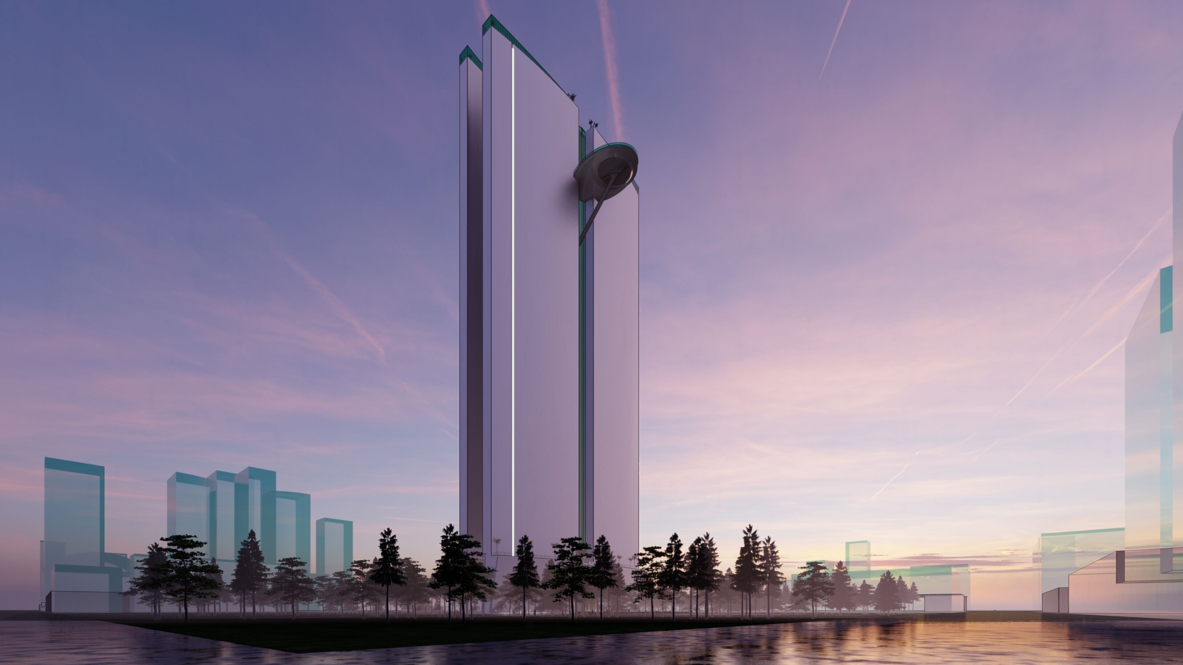 Modern Skyscraper 3D Model 3D model_6