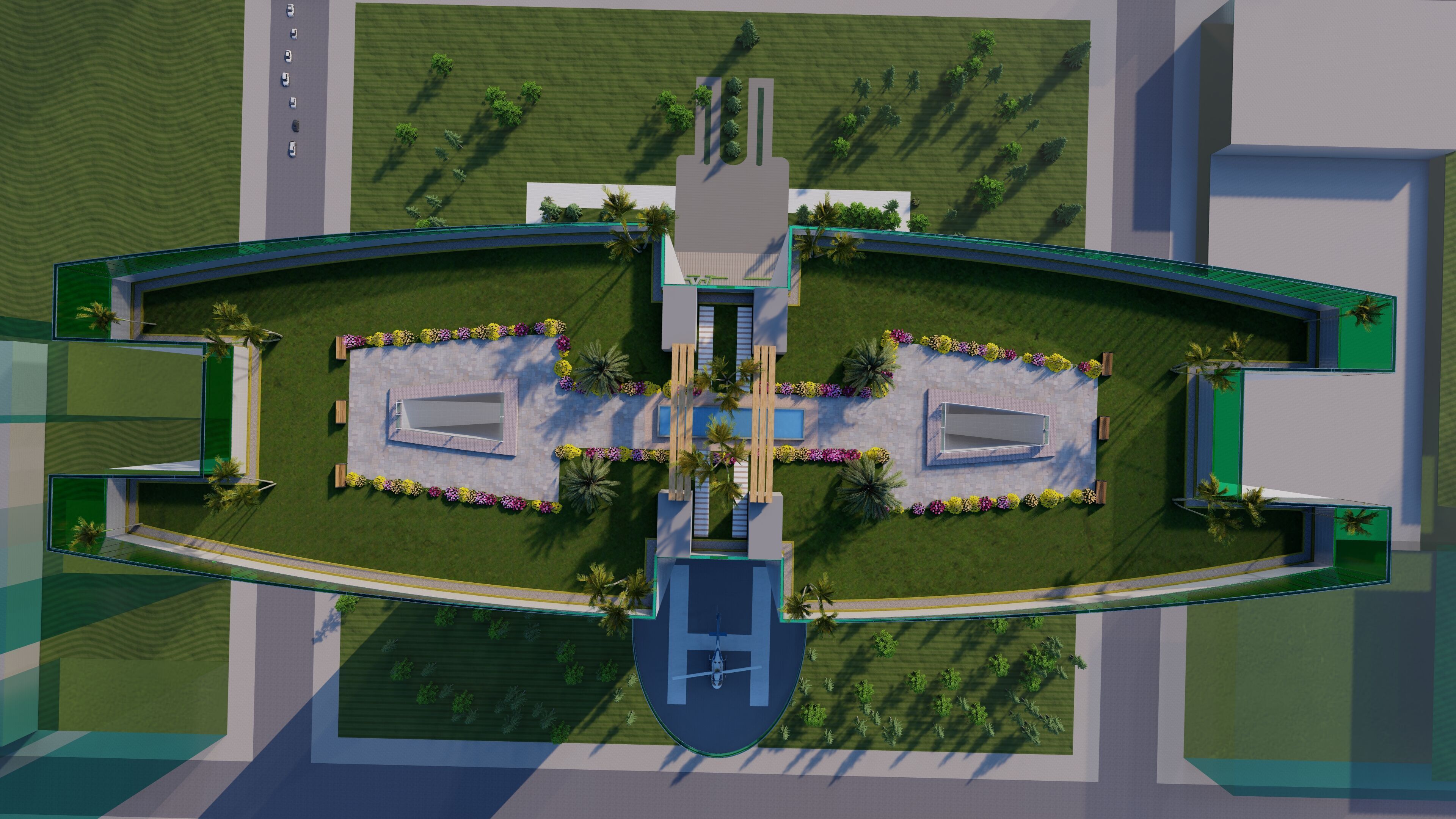 Modern Skyscraper 3D Model 3D model_7