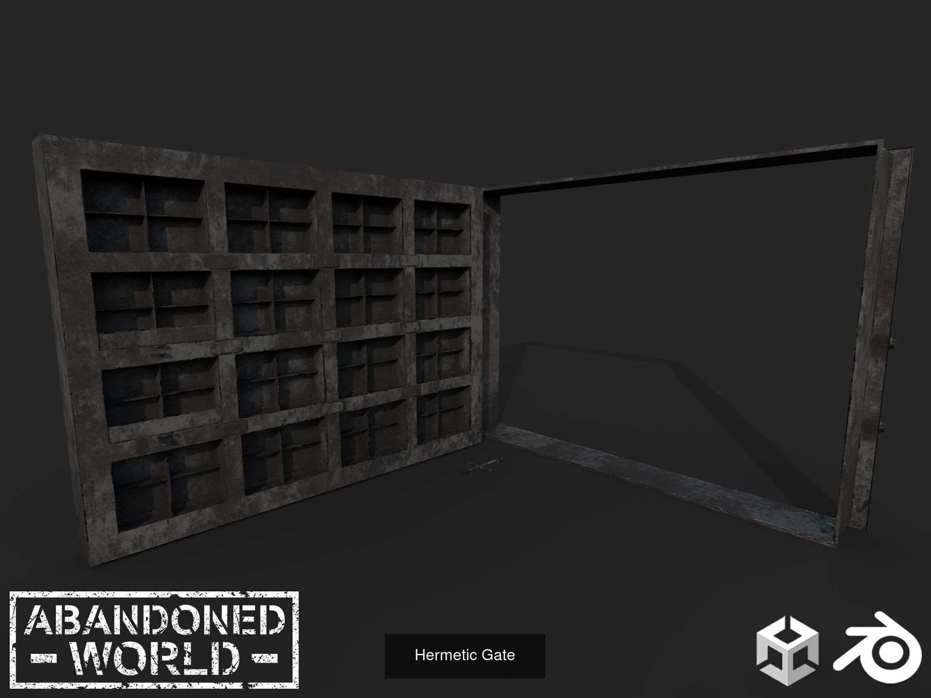 Modular Abandoned Shelter 3D Model Collection_9