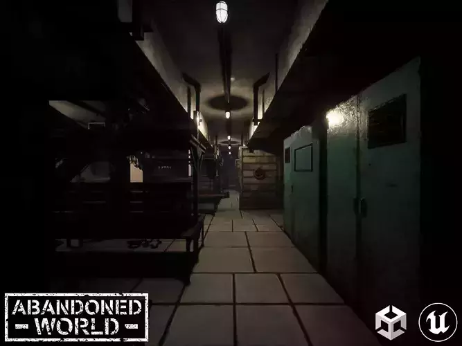 Modular Abandoned Shelter 3D Model Collection