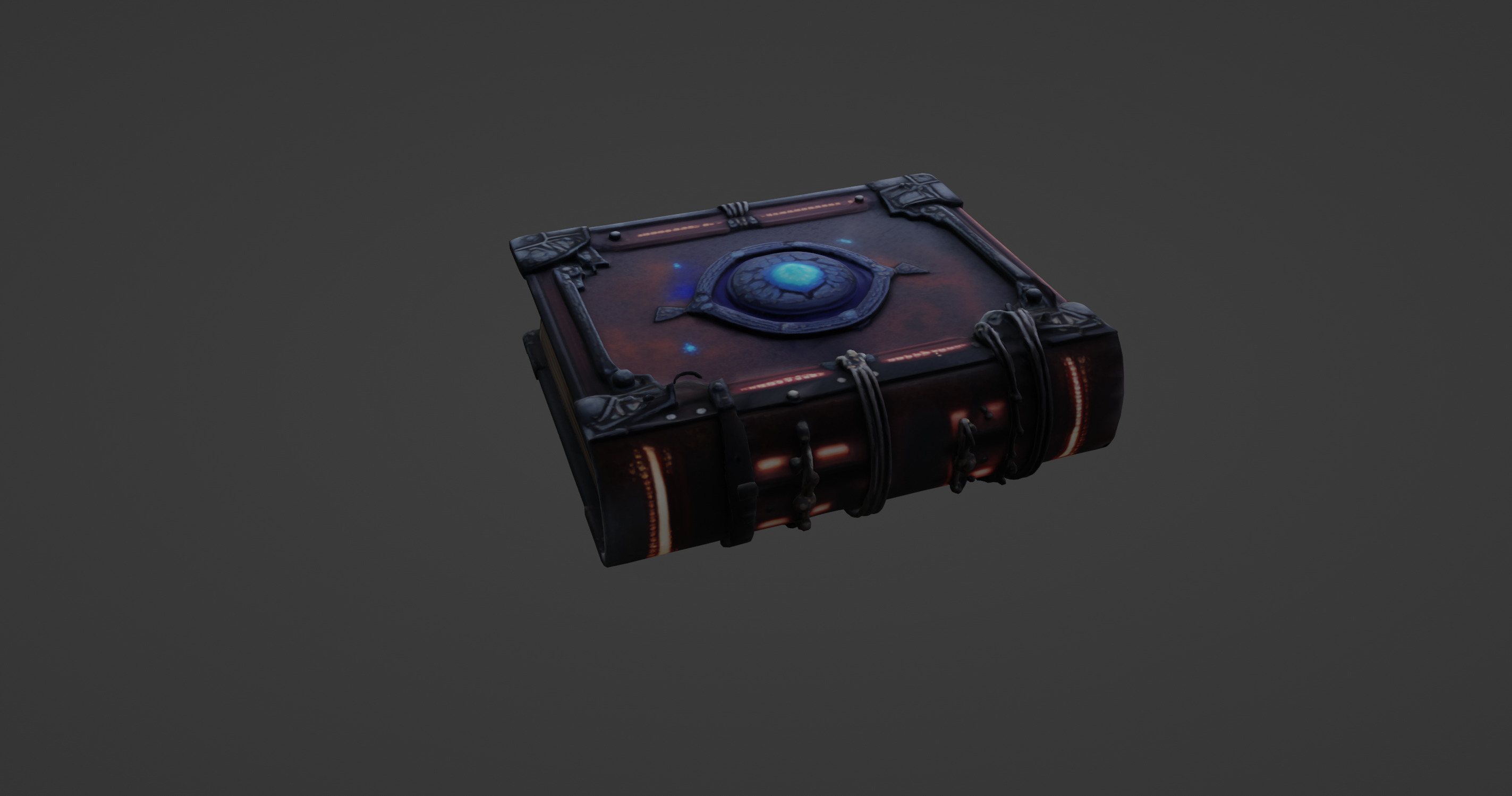 Ancient Enchanted Grimoire 3D model_6