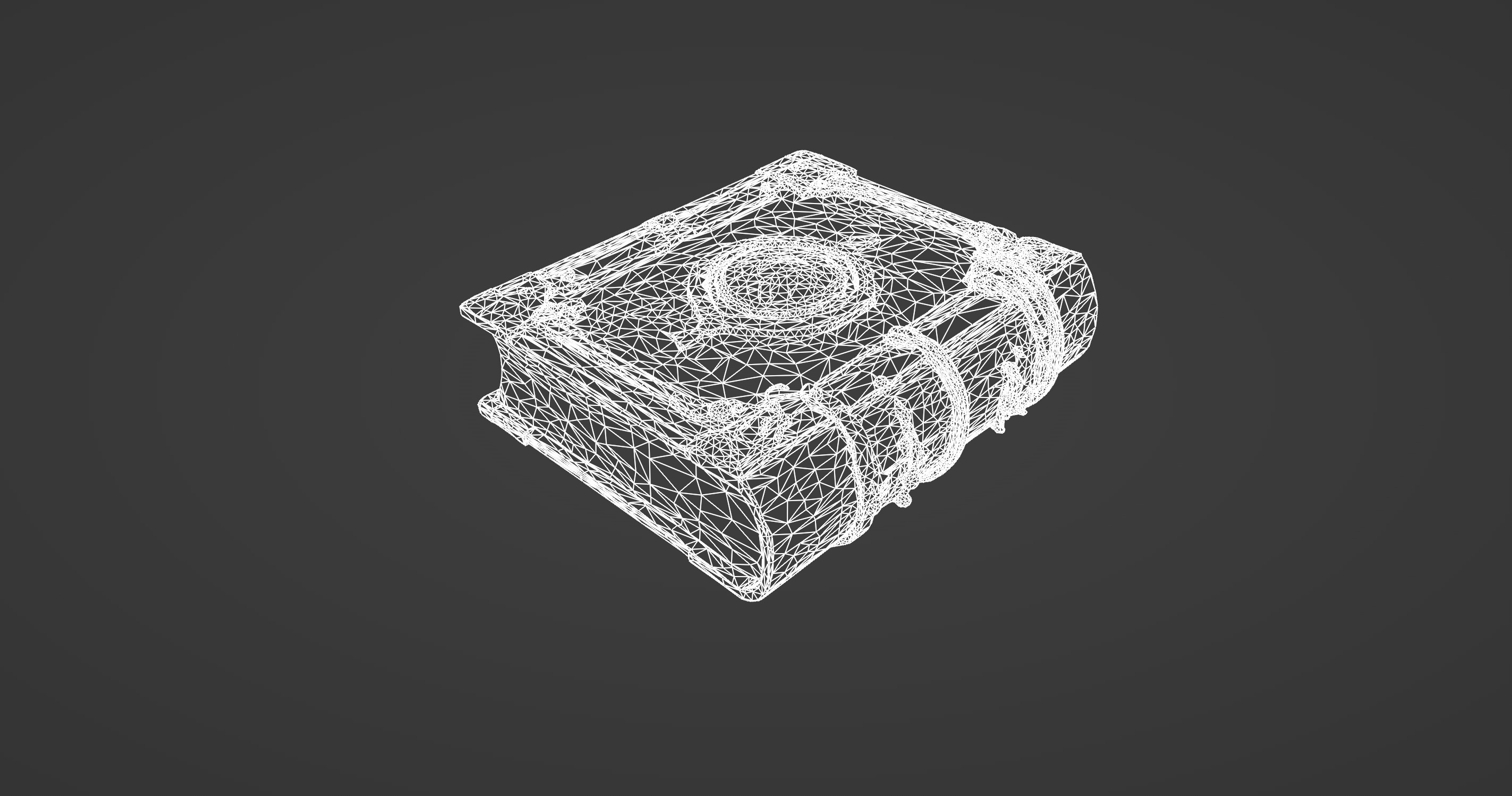 Ancient Enchanted Grimoire 3D model_2