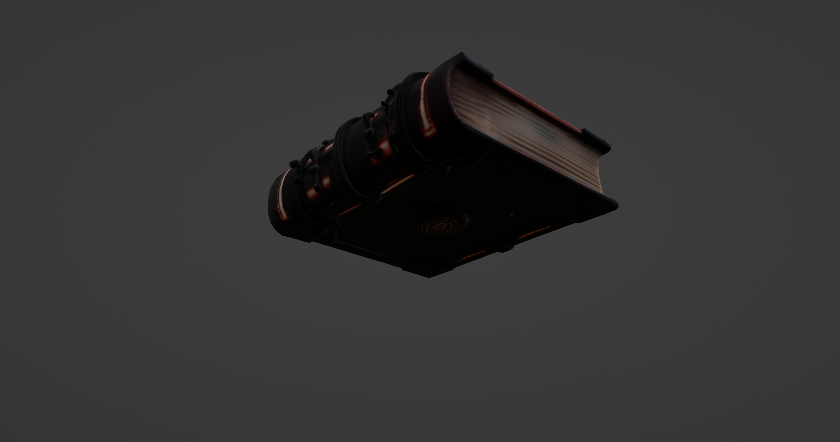 Ancient Enchanted Grimoire 3D model_7