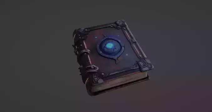 Ancient Enchanted Grimoire   3D model