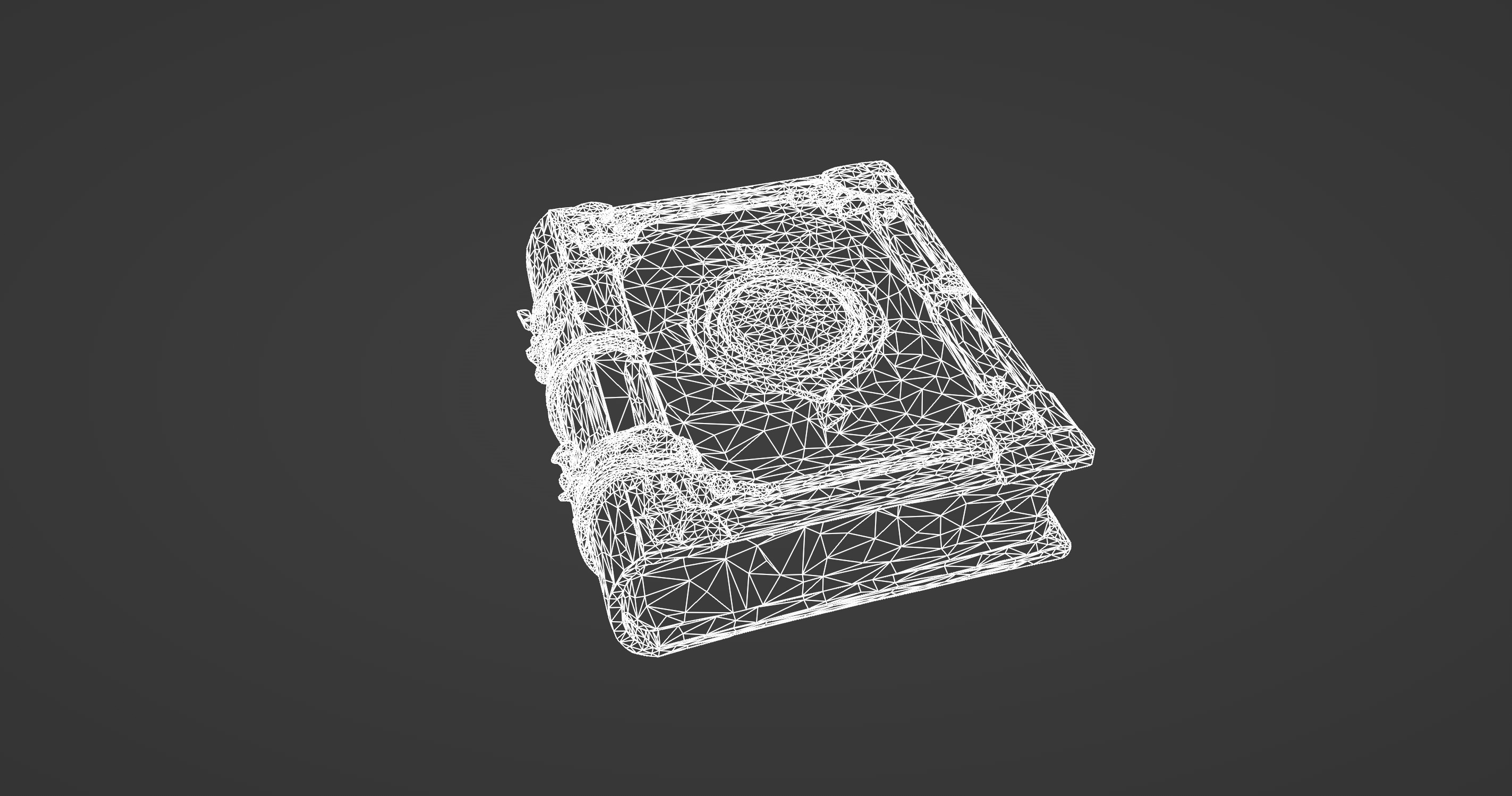 Ancient Enchanted Grimoire 3D model_3