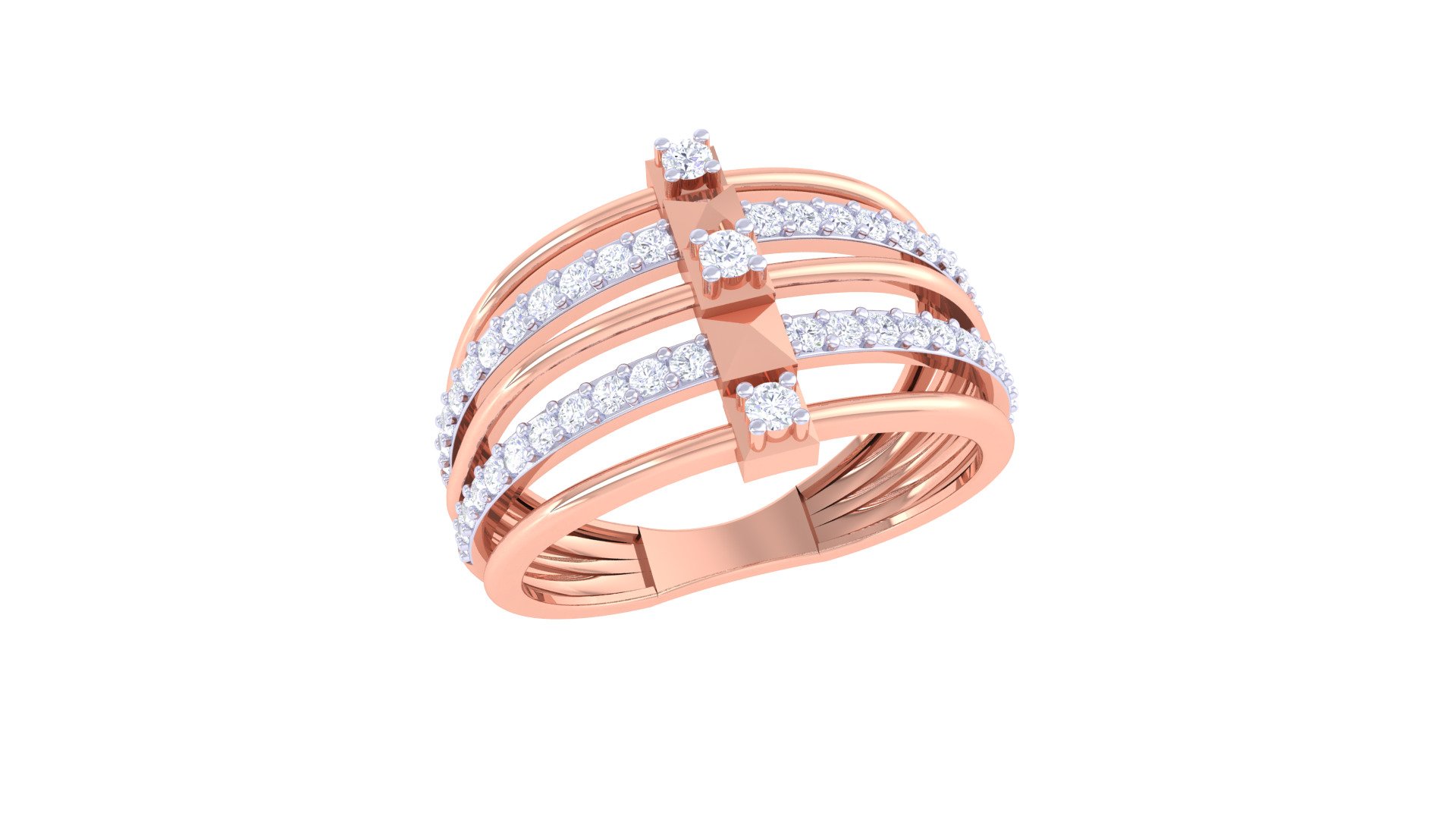 Women Ring MTL 3dm STL OBJ FBX Details 3D print model_1