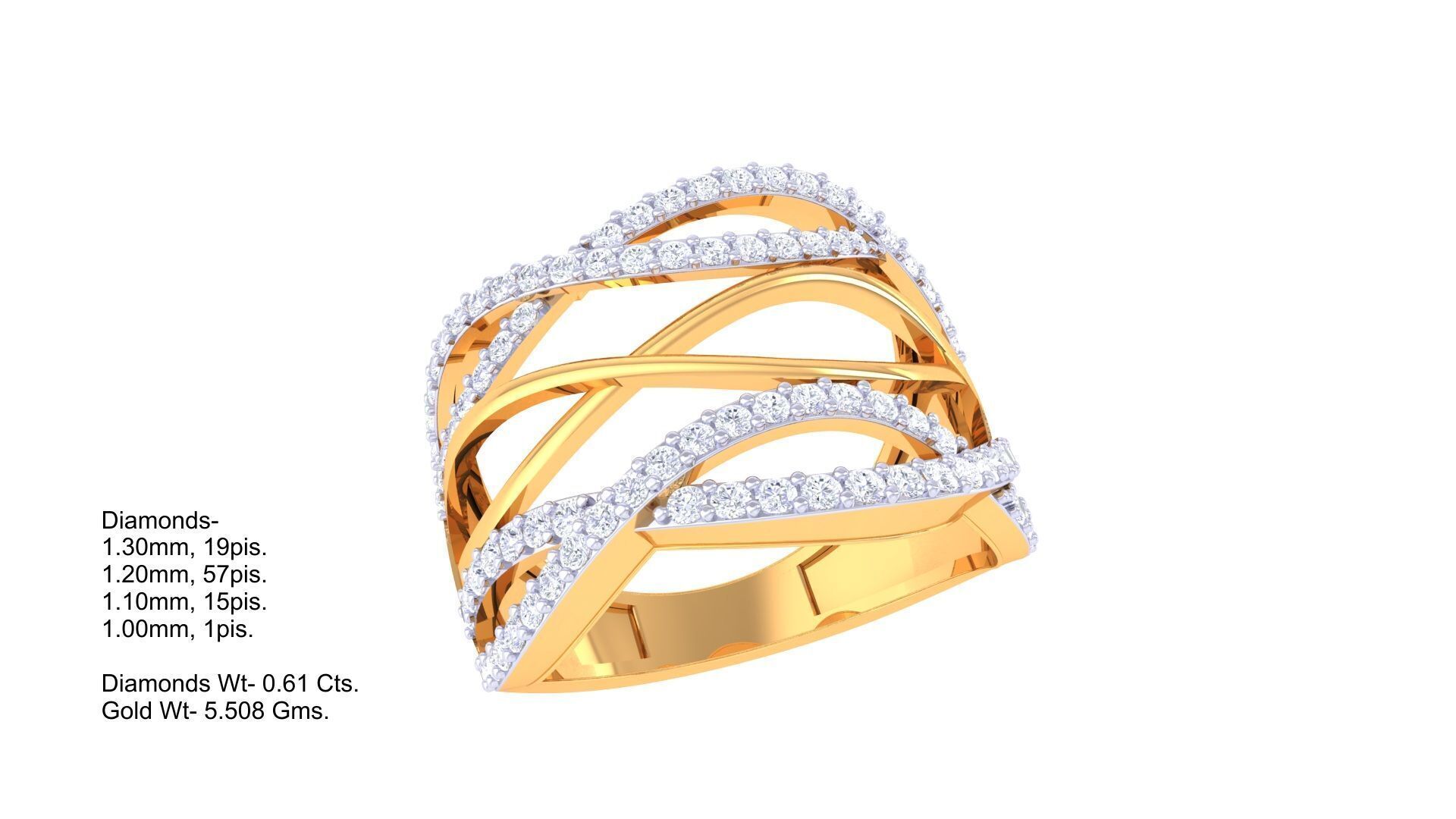  Women Ring MTL 3dm STL OBJ FBX Details 3D print model_2