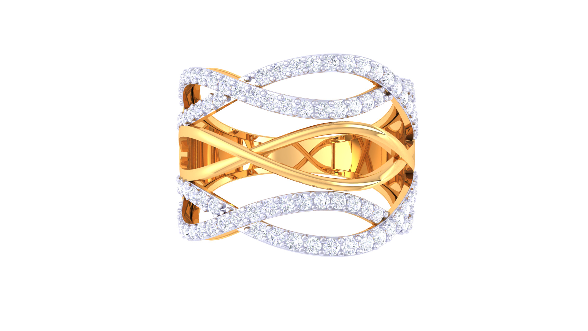  Women Ring MTL 3dm STL OBJ FBX Details 3D print model_3