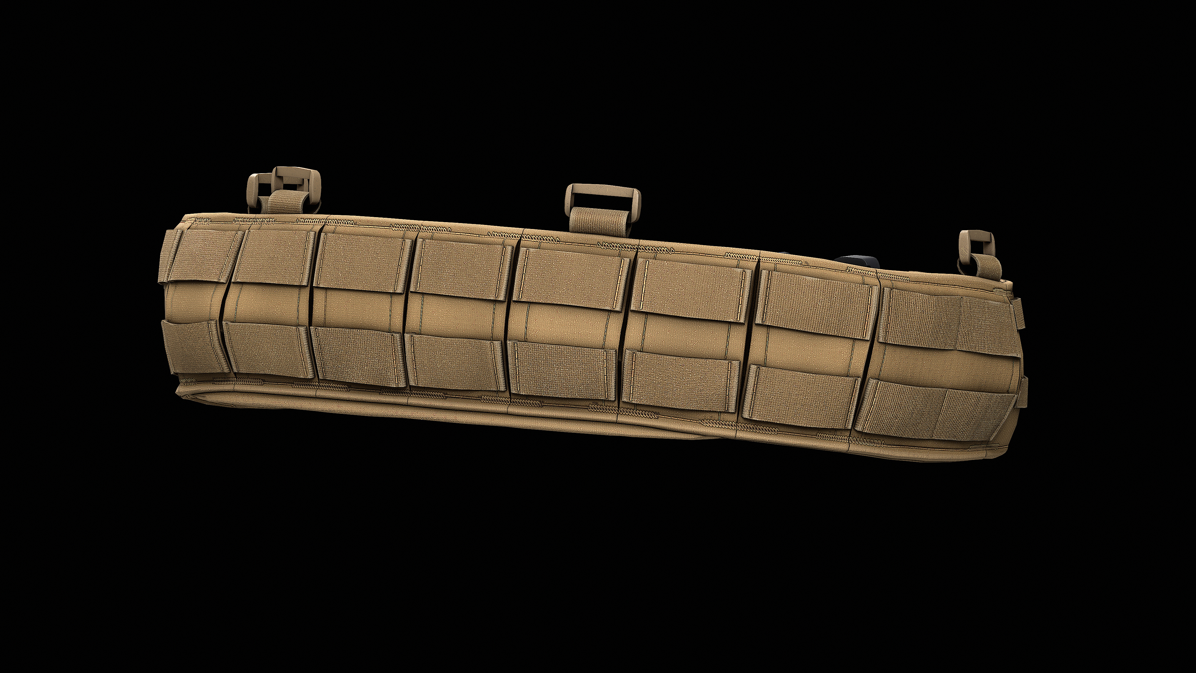 TYR Tactical Gunfighter MAB Belt Low-poly 3D model_10