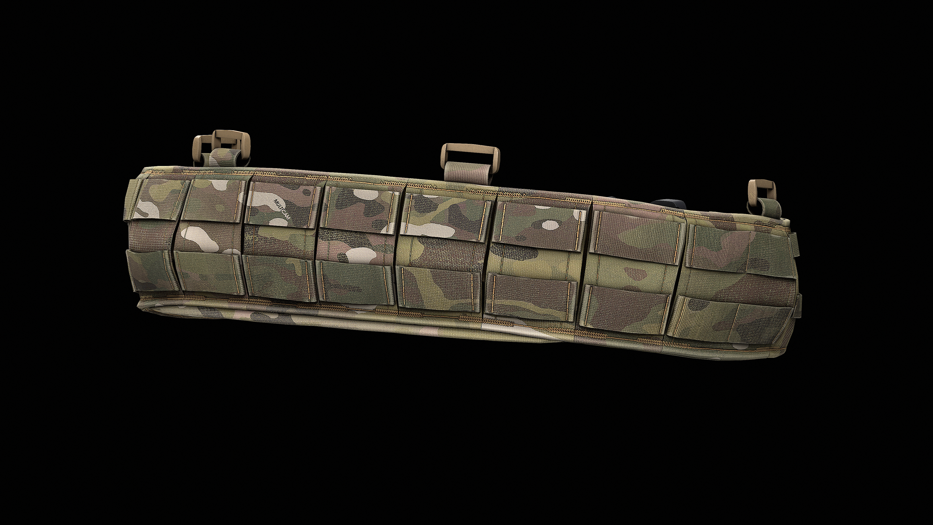 TYR Tactical Gunfighter MAB Belt Low-poly 3D model_13