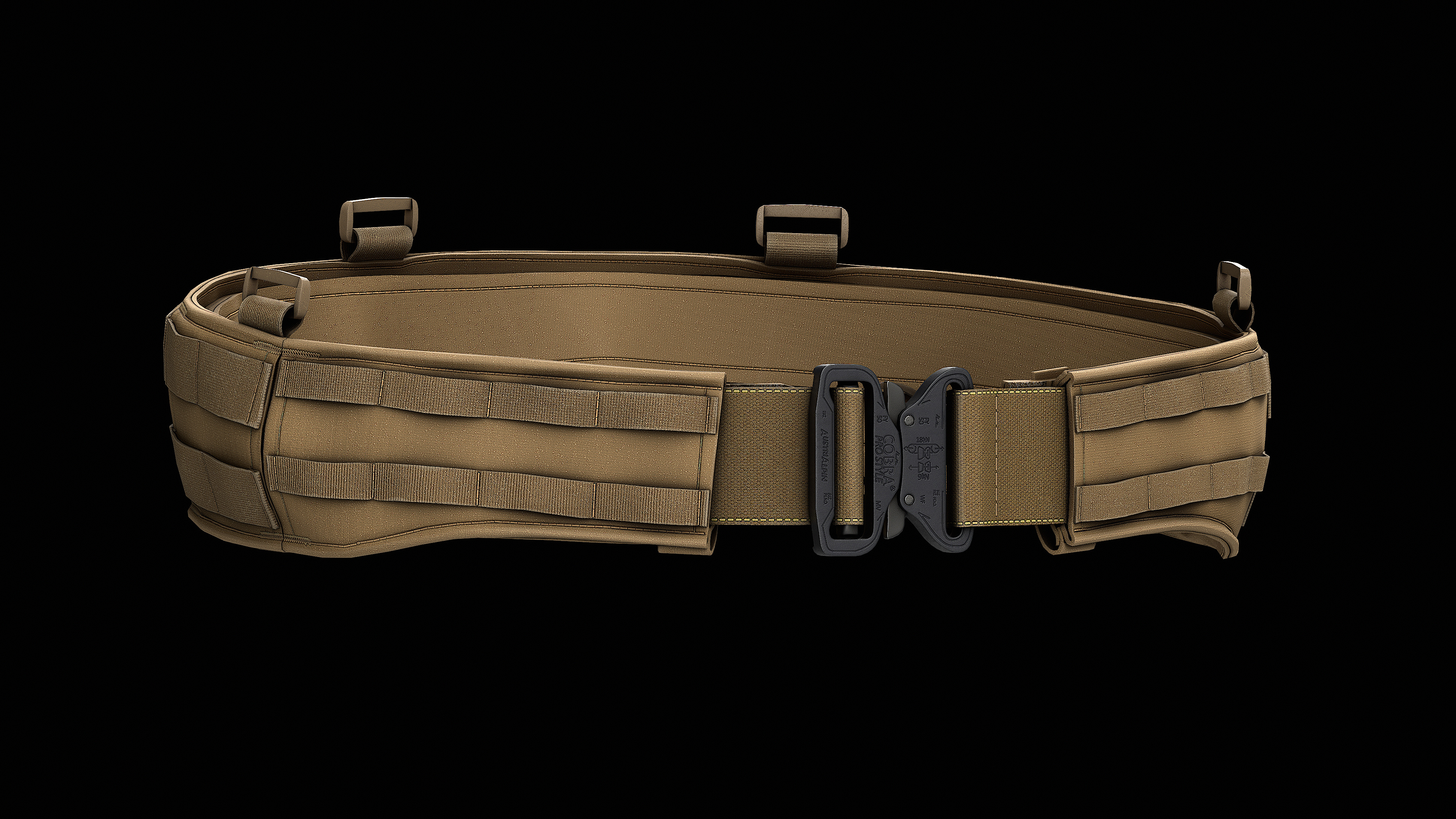 TYR Tactical Gunfighter MAB Belt Low-poly 3D model_3