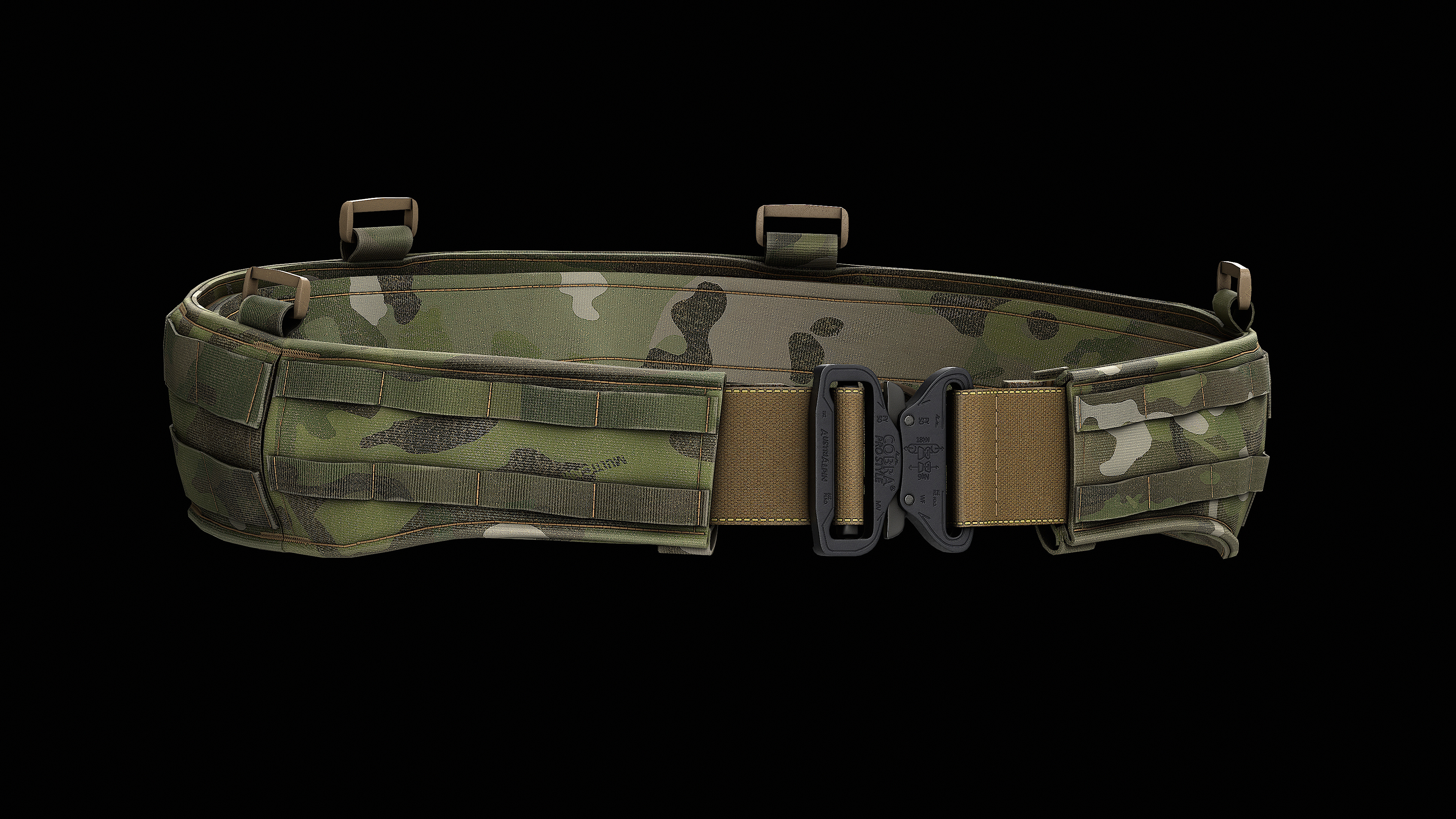 TYR Tactical Gunfighter MAB Belt Low-poly 3D model_6