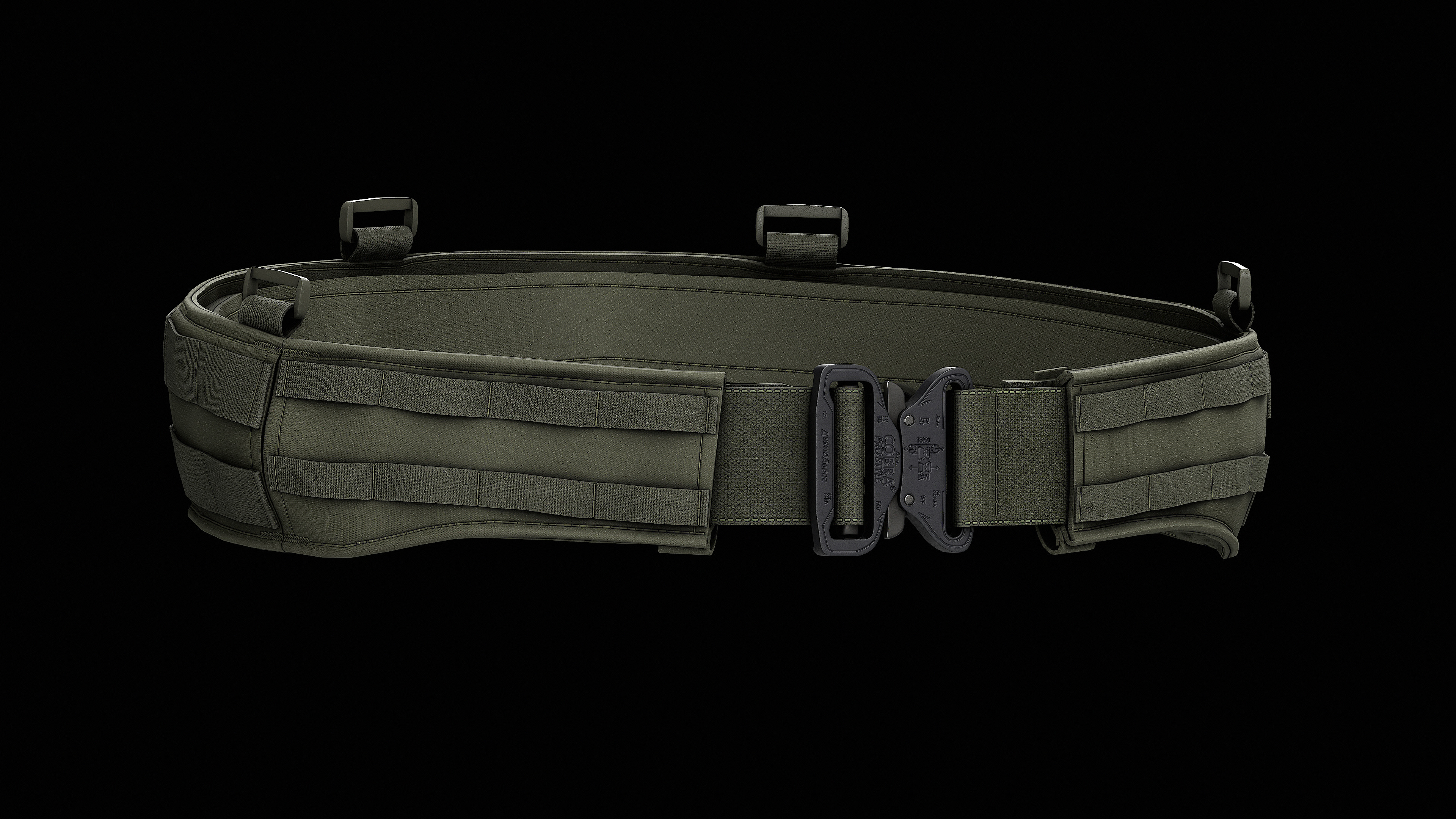 TYR Tactical Gunfighter MAB Belt Low-poly 3D model_5