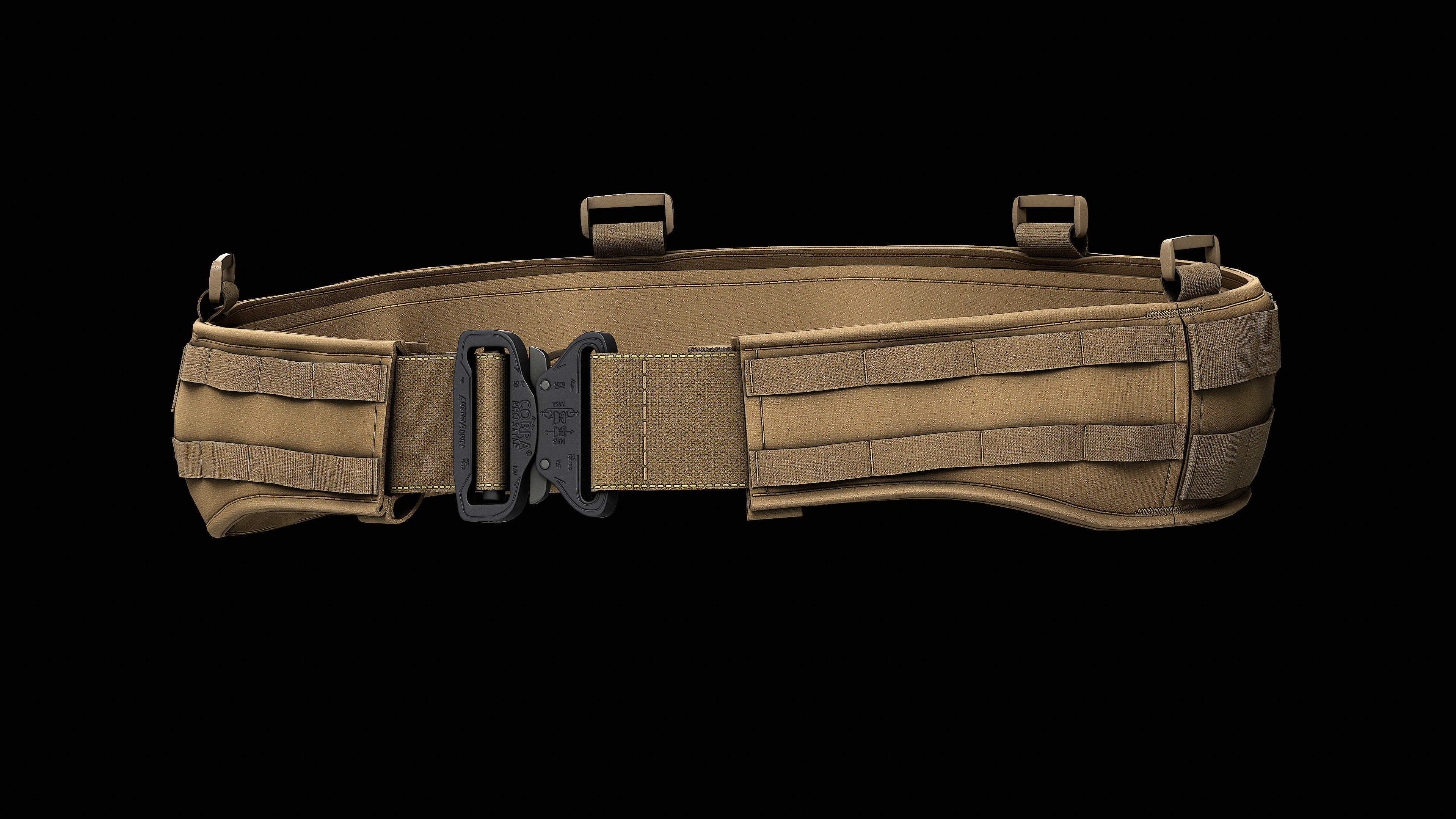 TYR Tactical Gunfighter MAB Belt Low-poly 3D model_24
