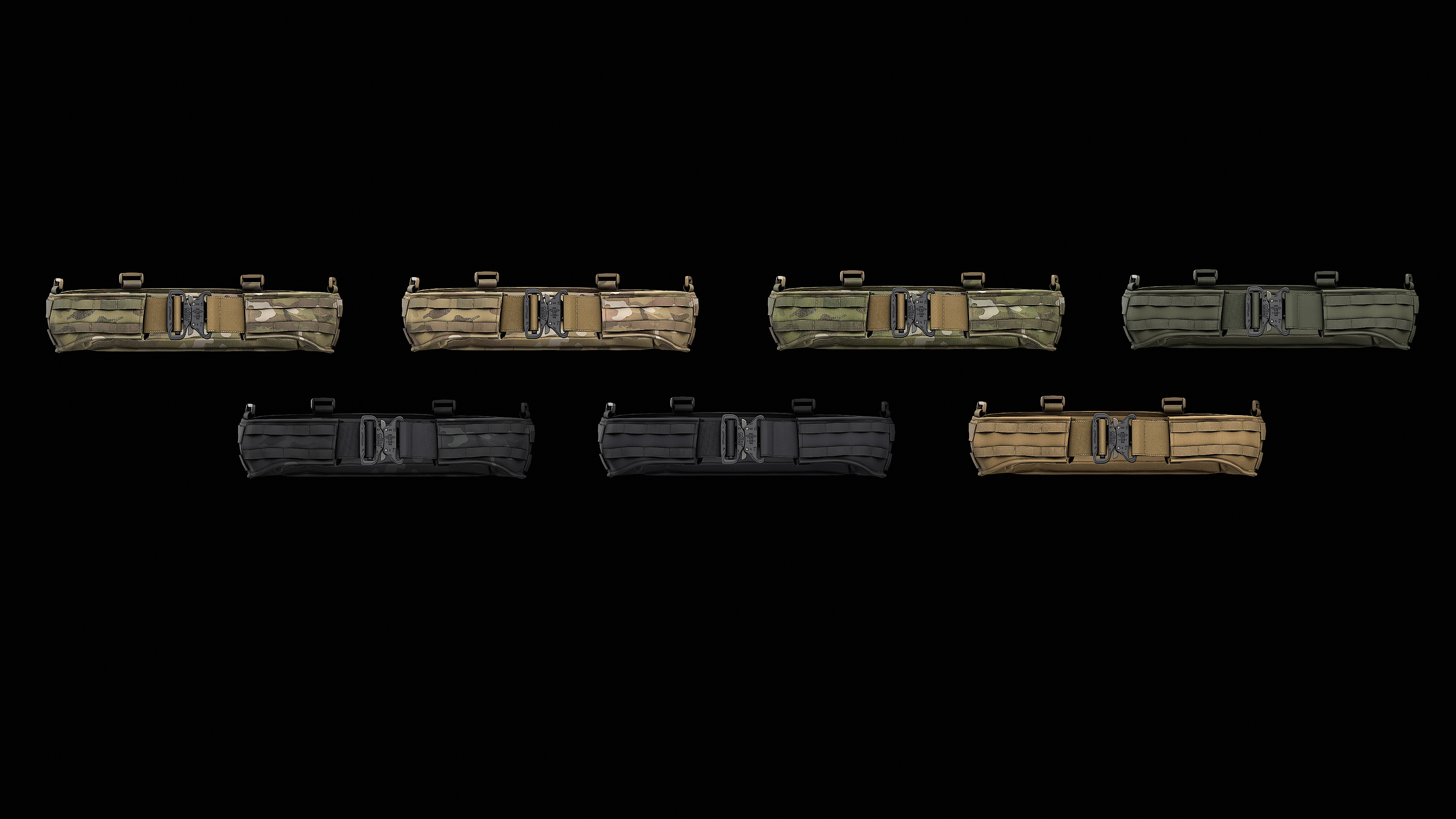TYR Tactical Gunfighter MAB Belt Low-poly 3D model_30