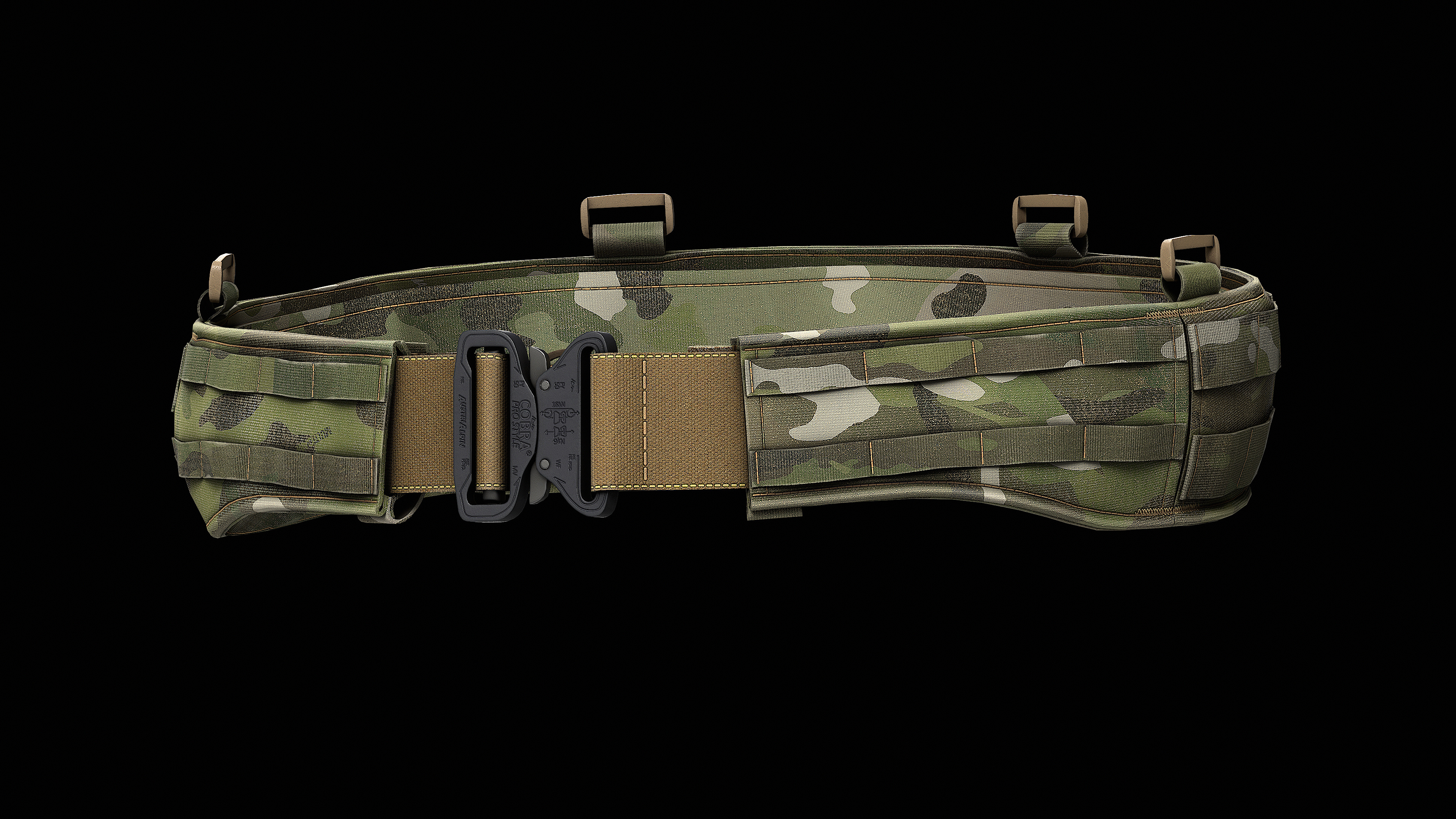 TYR Tactical Gunfighter MAB Belt Low-poly 3D model_21