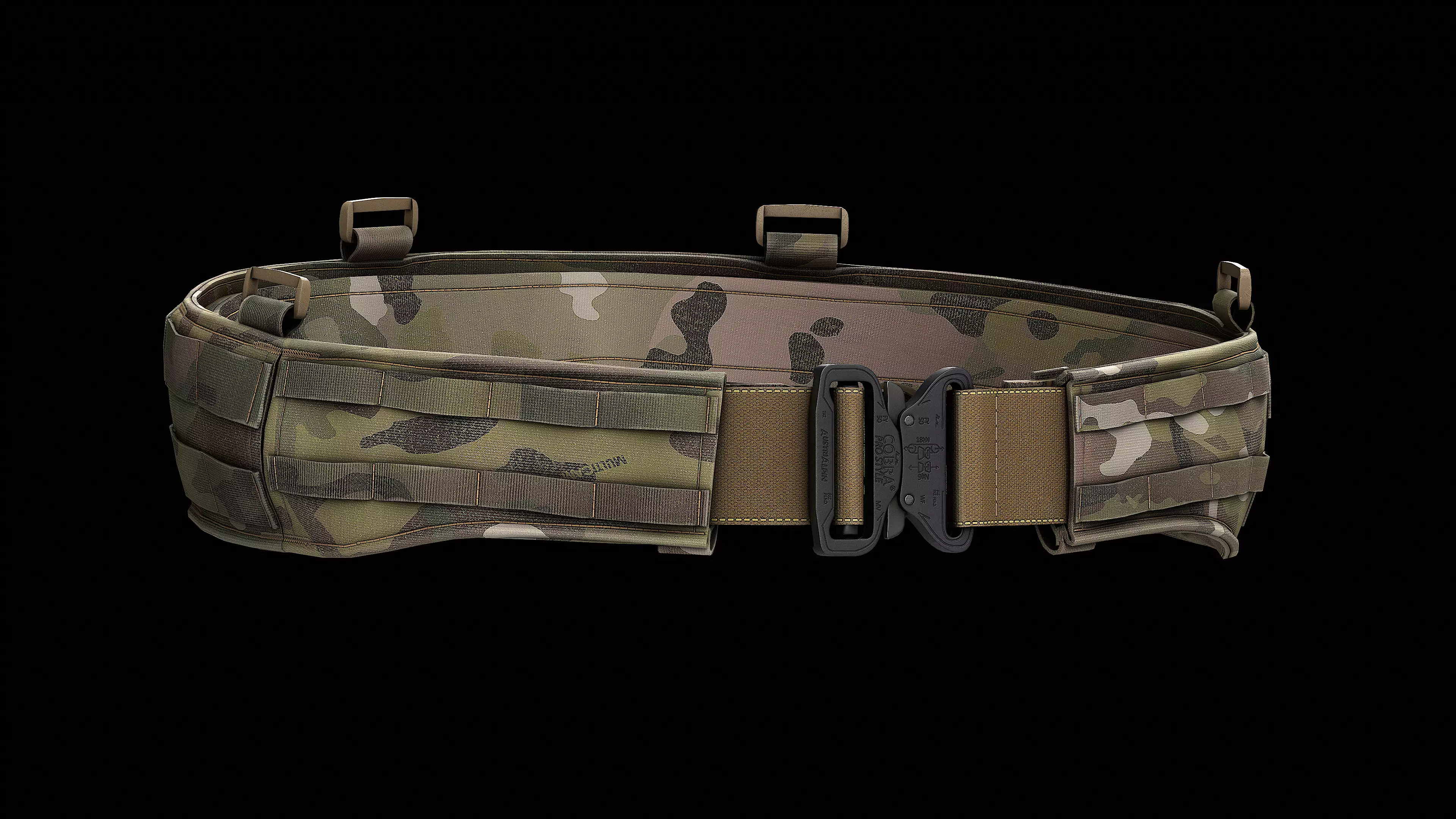 TYR Tactical Gunfighter MAB Belt Low-poly 3D model_0