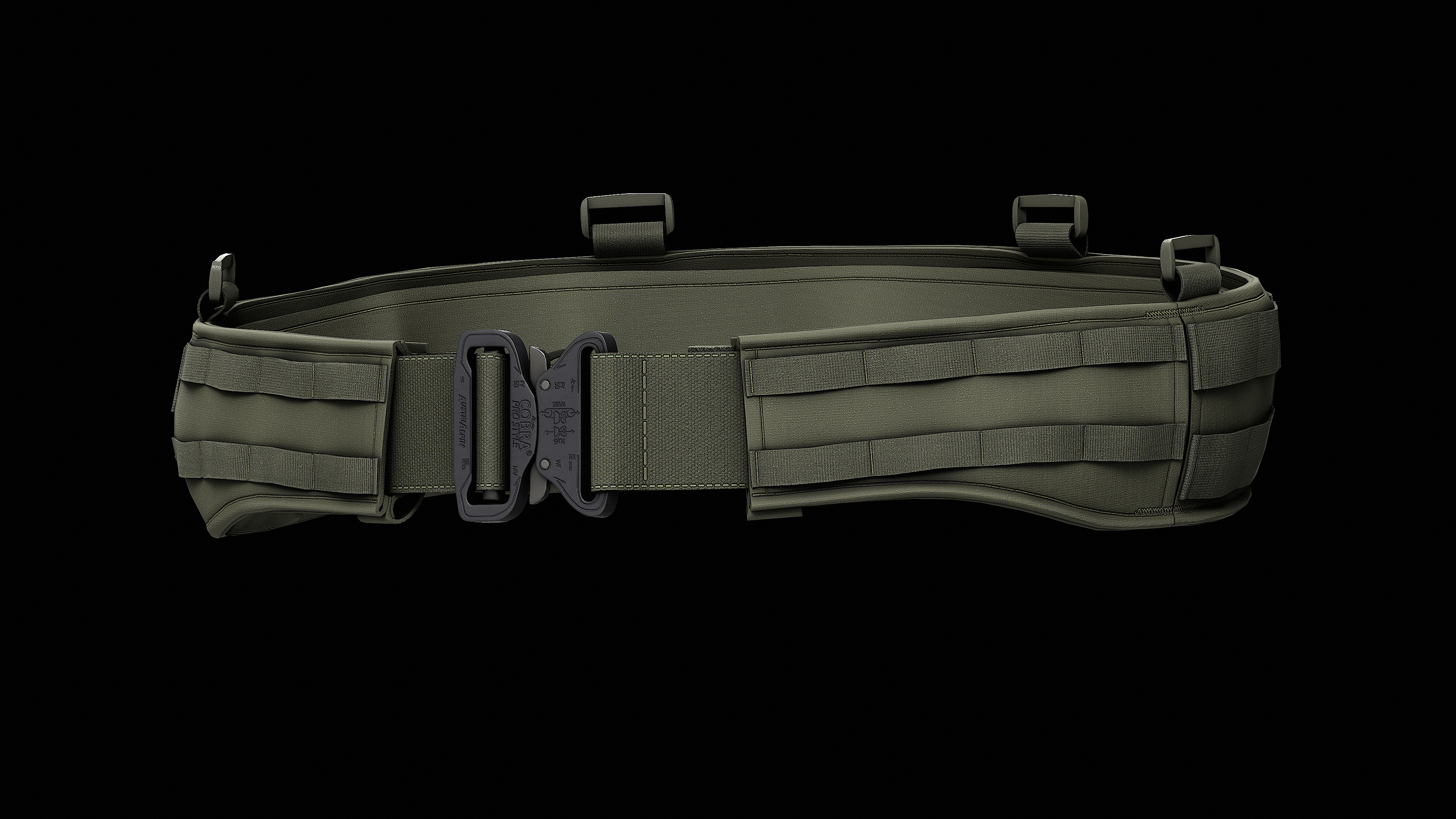 TYR Tactical Gunfighter MAB Belt Low-poly 3D model_22