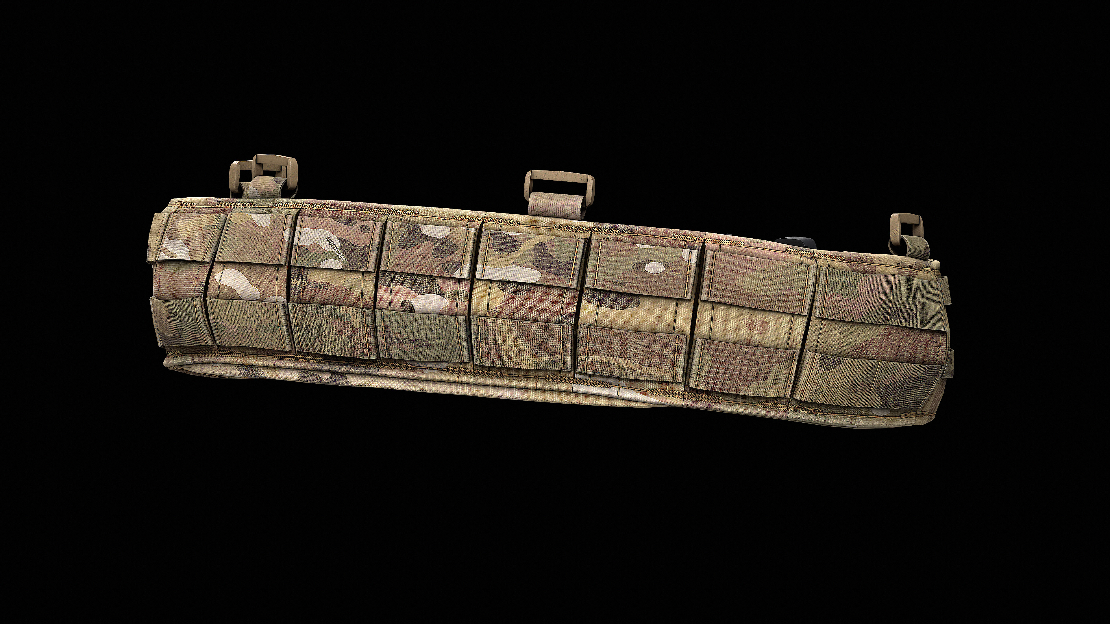 TYR Tactical Gunfighter MAB Belt Low-poly 3D model_12