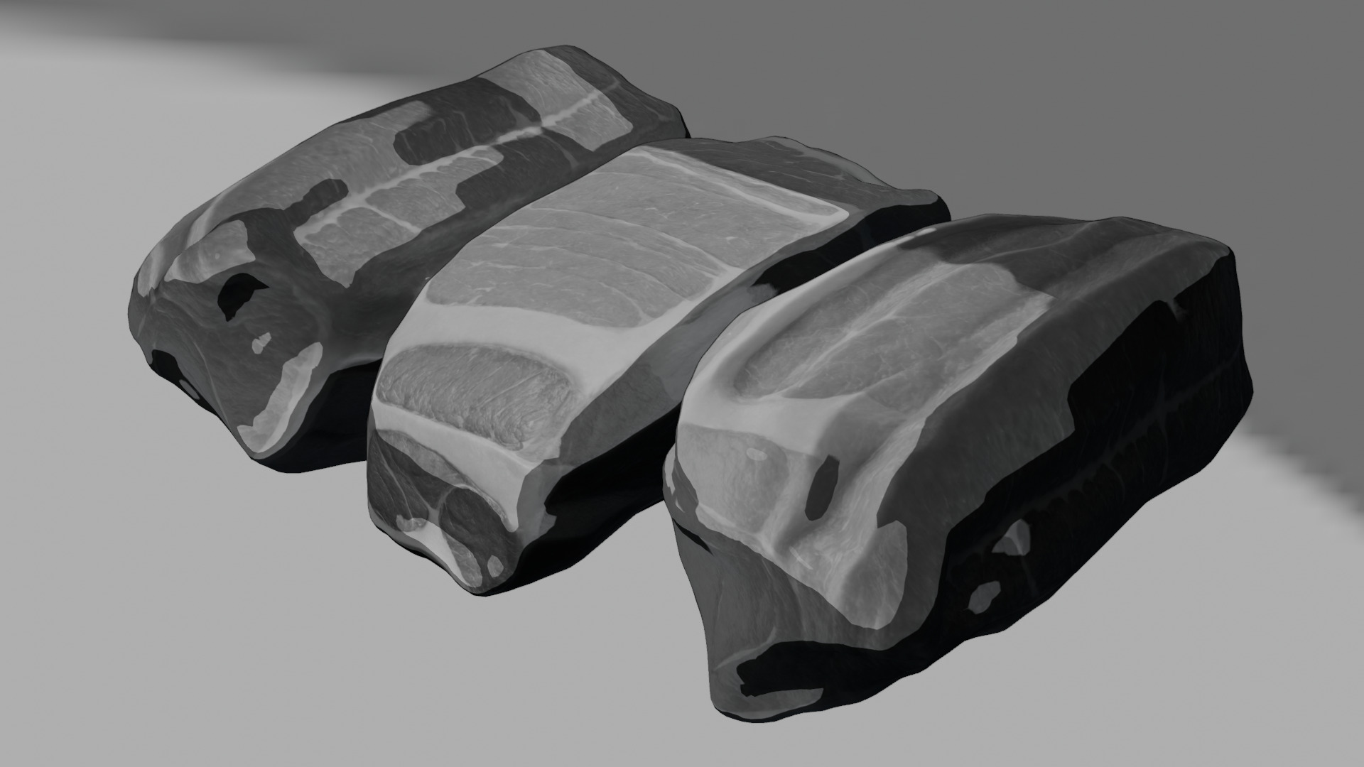 Beef Steak Low Poly Low-poly 3D model_50