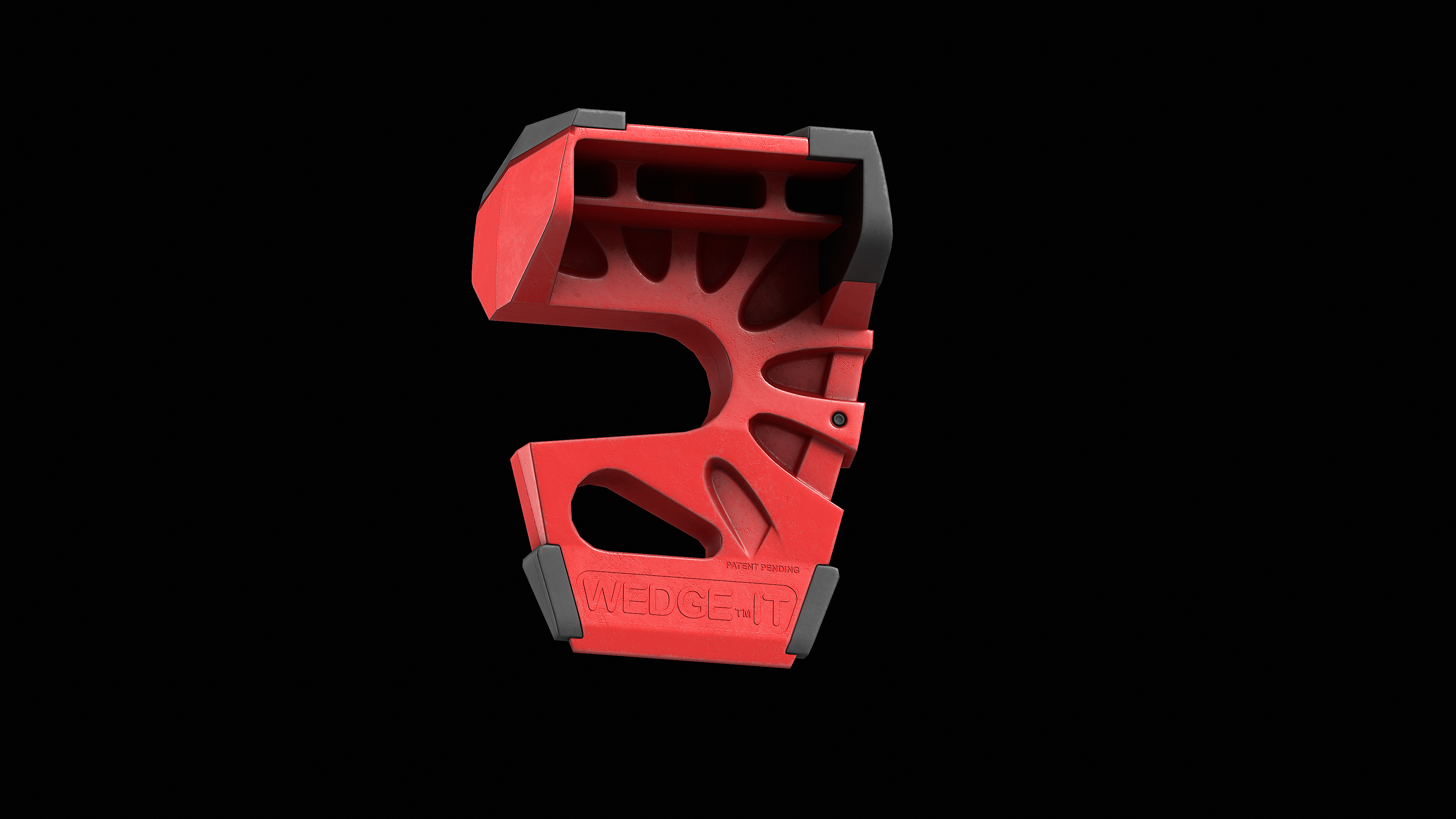 Door Stop on the Carabiner Low-poly 3D model_18