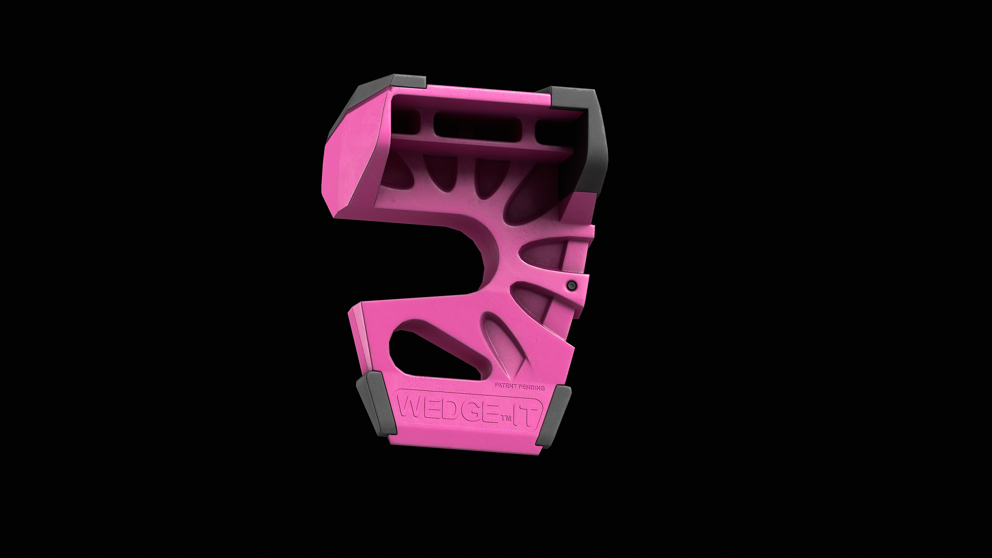 Door Stop on the Carabiner Low-poly 3D model_24