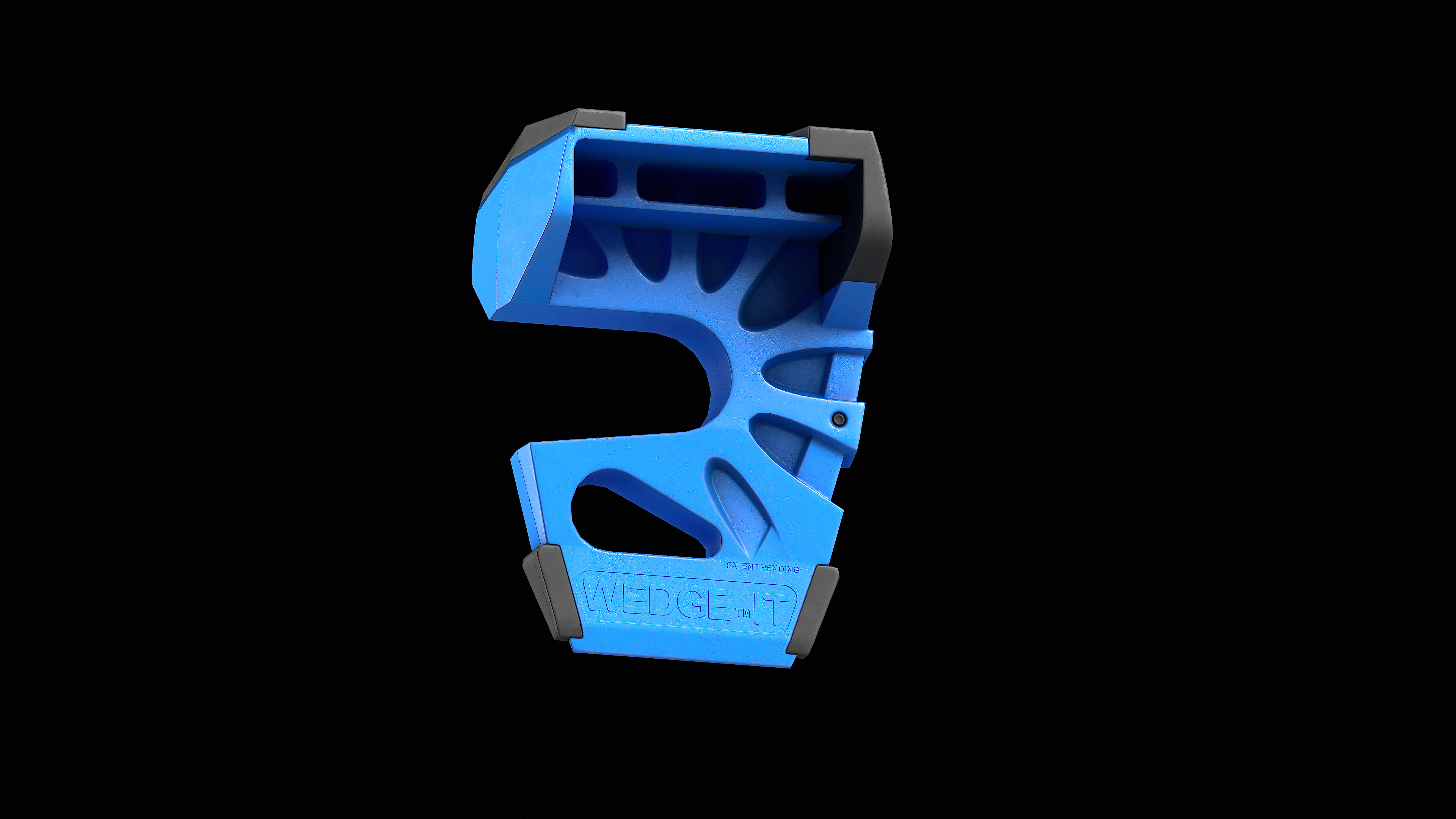 Door Stop on the Carabiner Low-poly 3D model_20