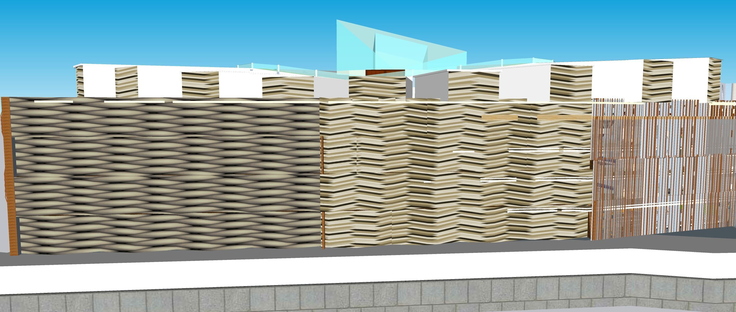 Conceptual Shopping Centre design 3D model_18