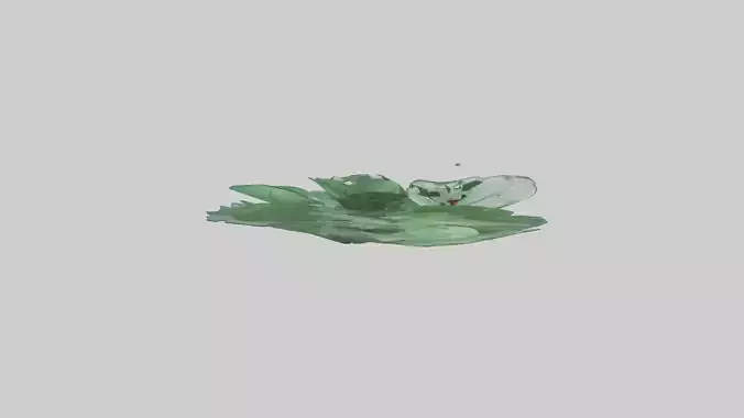 Floating Water Plant Sculpture model