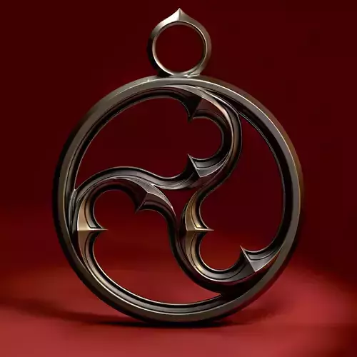 Triskelion Pendant CAD